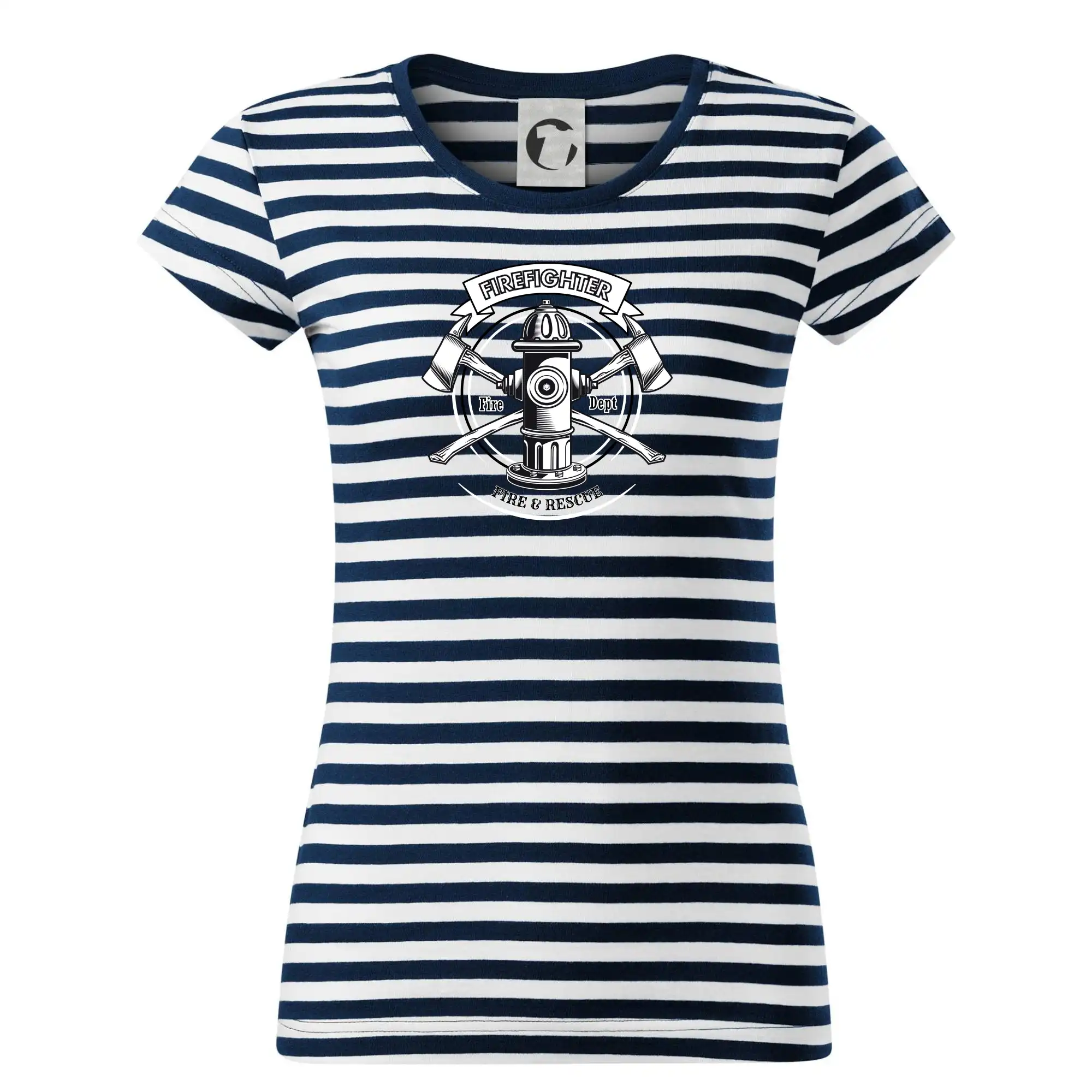 Originálne tričká pre hasičov - Firefighter logo Fire and rescue - Tričko na vodu