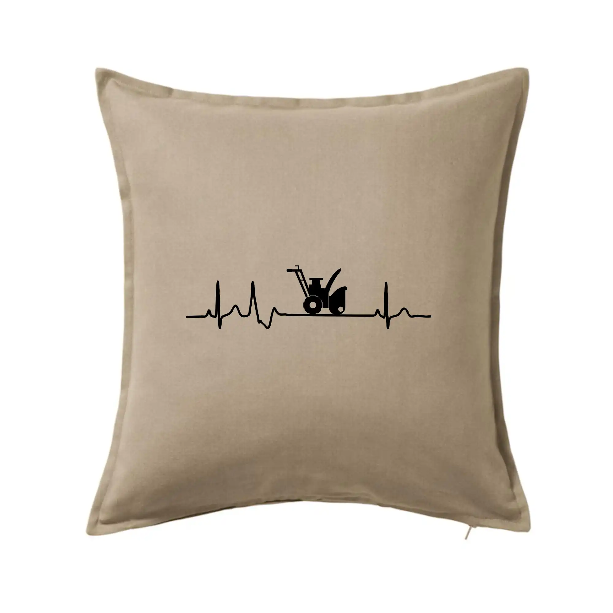 Vtipné tričká do práce - EKG snežná fréza - Vankúš 50x50