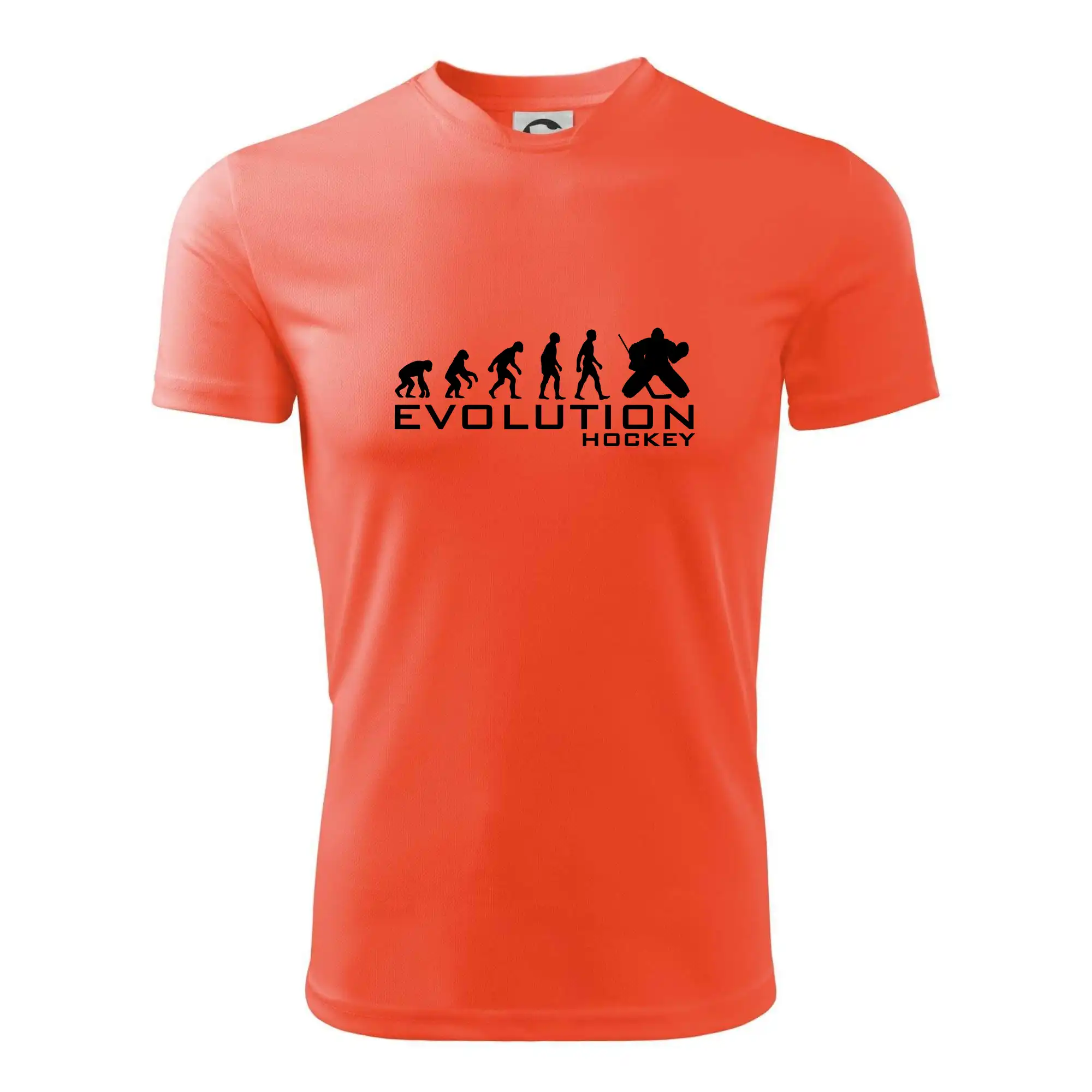 Tričká s potlačou evolúcia - Evolúcia Hockey brankár - Pánske tričko Fantasy športové