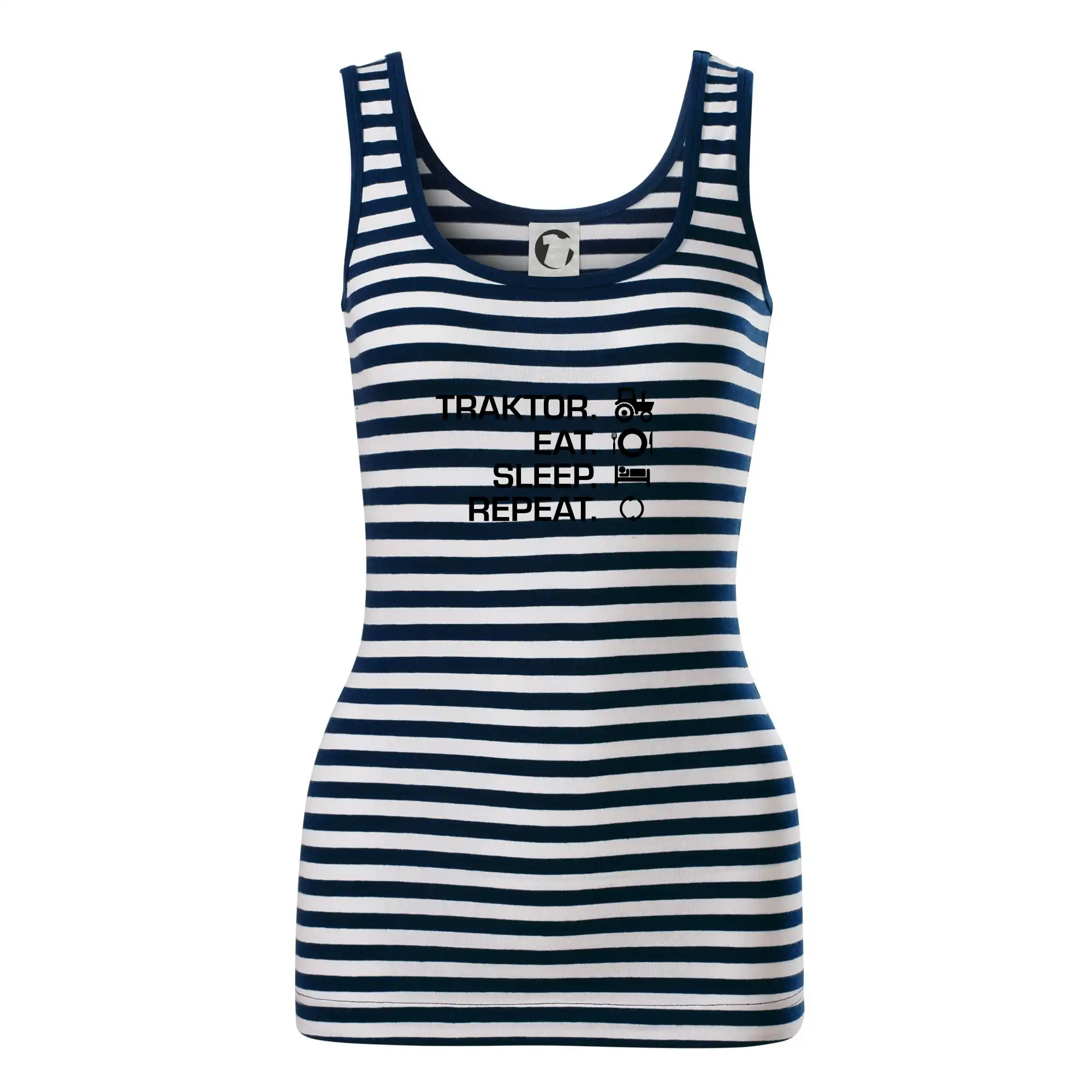 Traktor eat sleep repeat - Sailor tielko na vodu