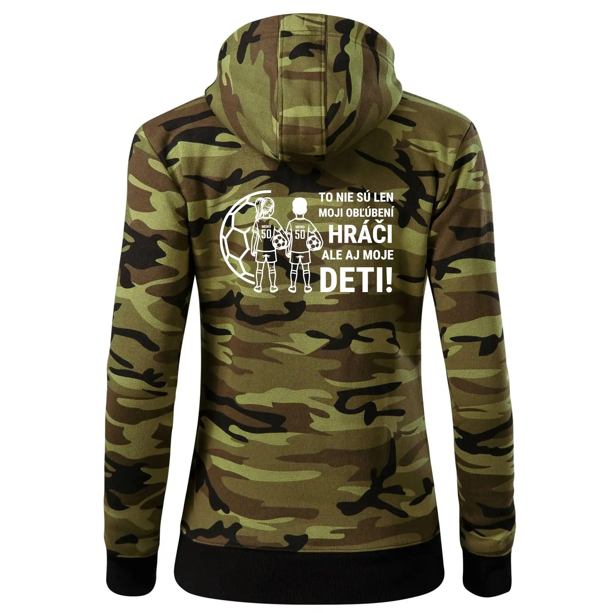 Futbalová mama - syn a dcéra (vaše meno a číslo)