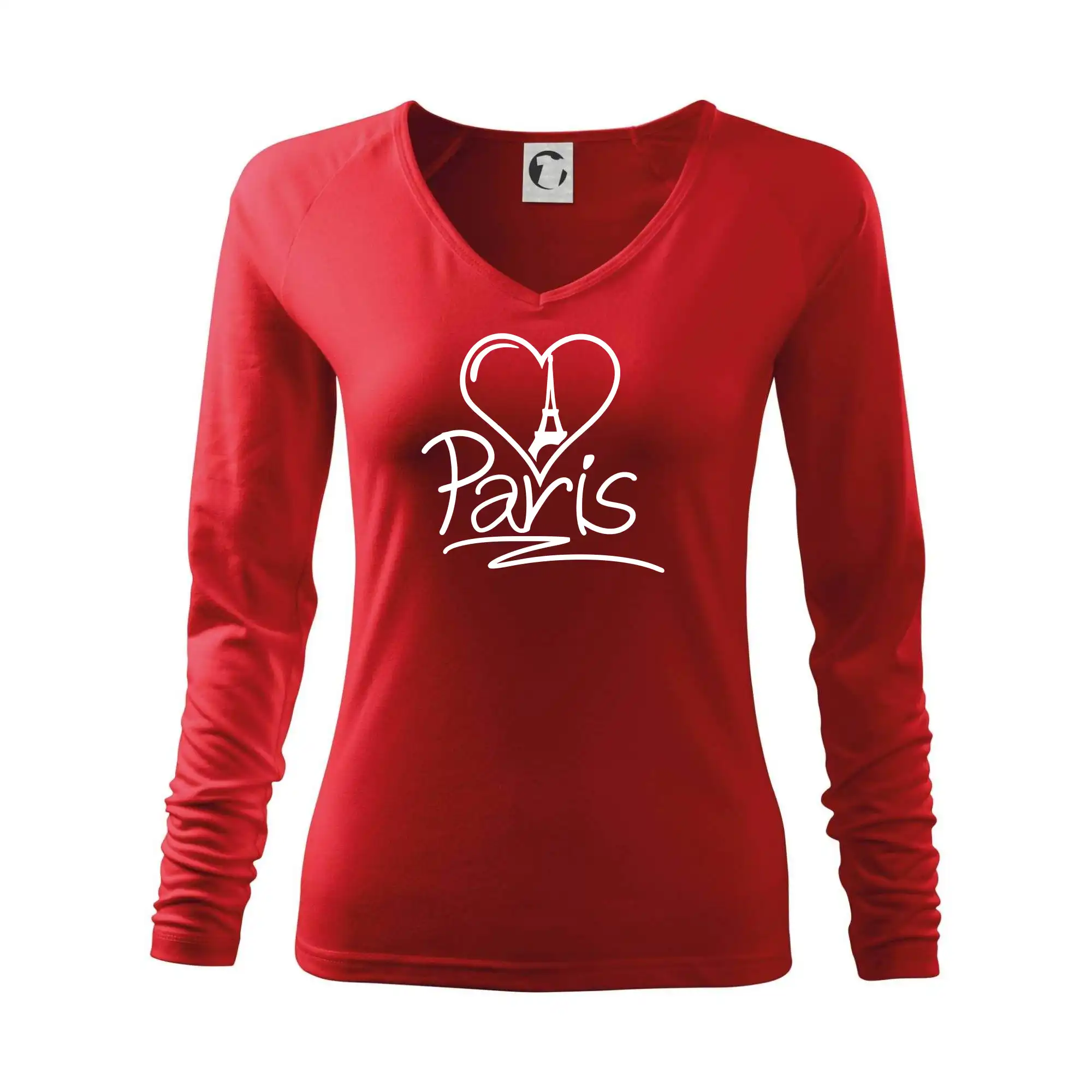 Tričká Francúzsko - Srdce Paris - Tričko dámske Elegance