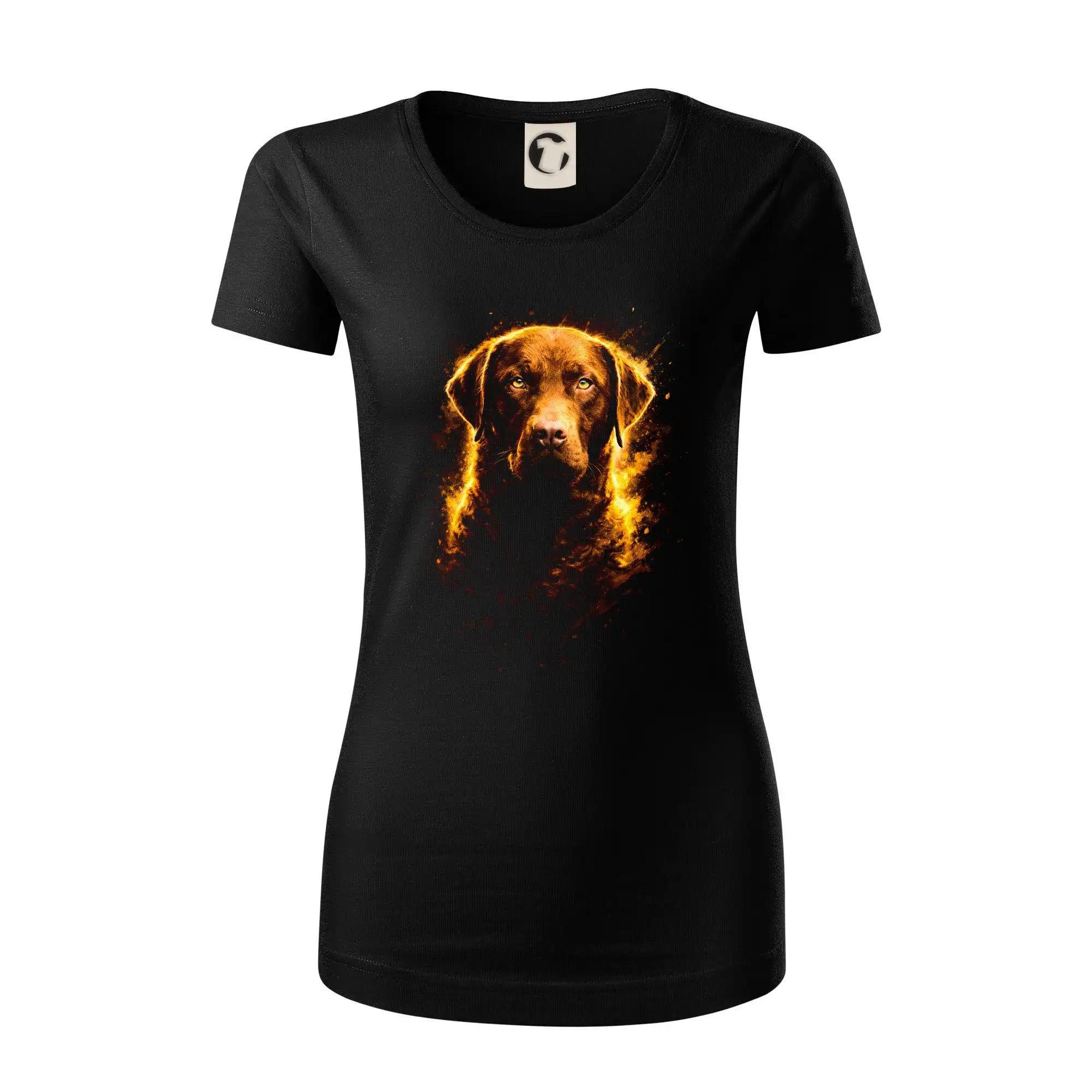 Labrador - Obrázok poltón Labrador - Dámske tričko z organickej bavlny Origin (GOTS)