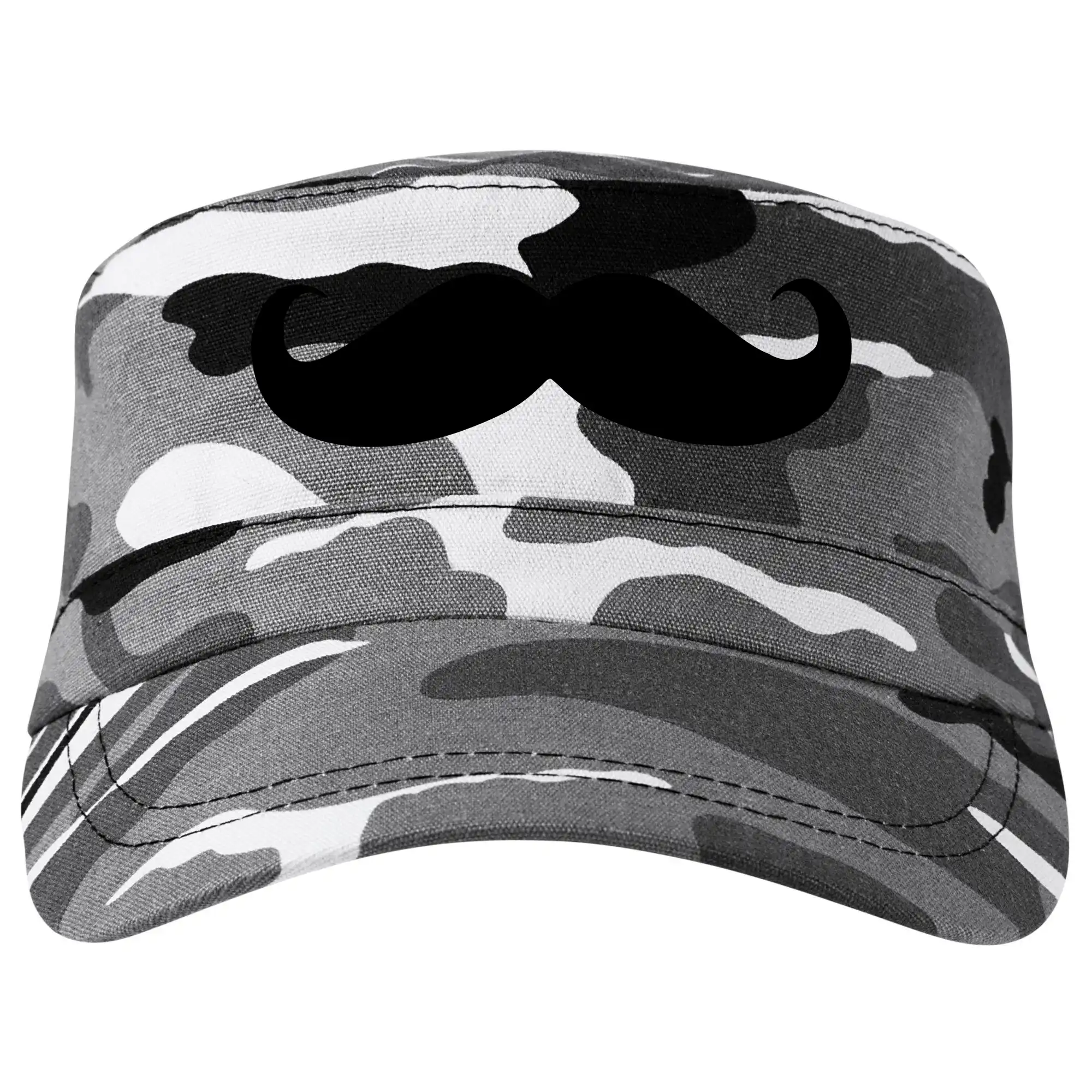 Tričká s fúzikmi - Mustache - fúziky - Šiltovka CAMO