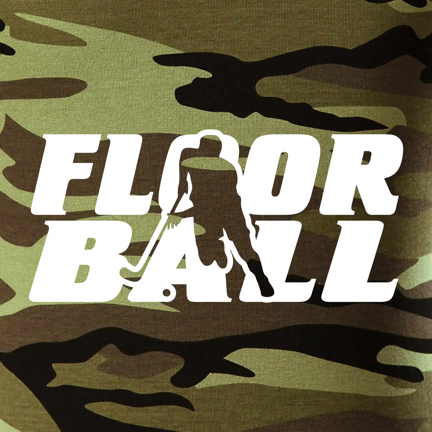Floorball nápis rovný
