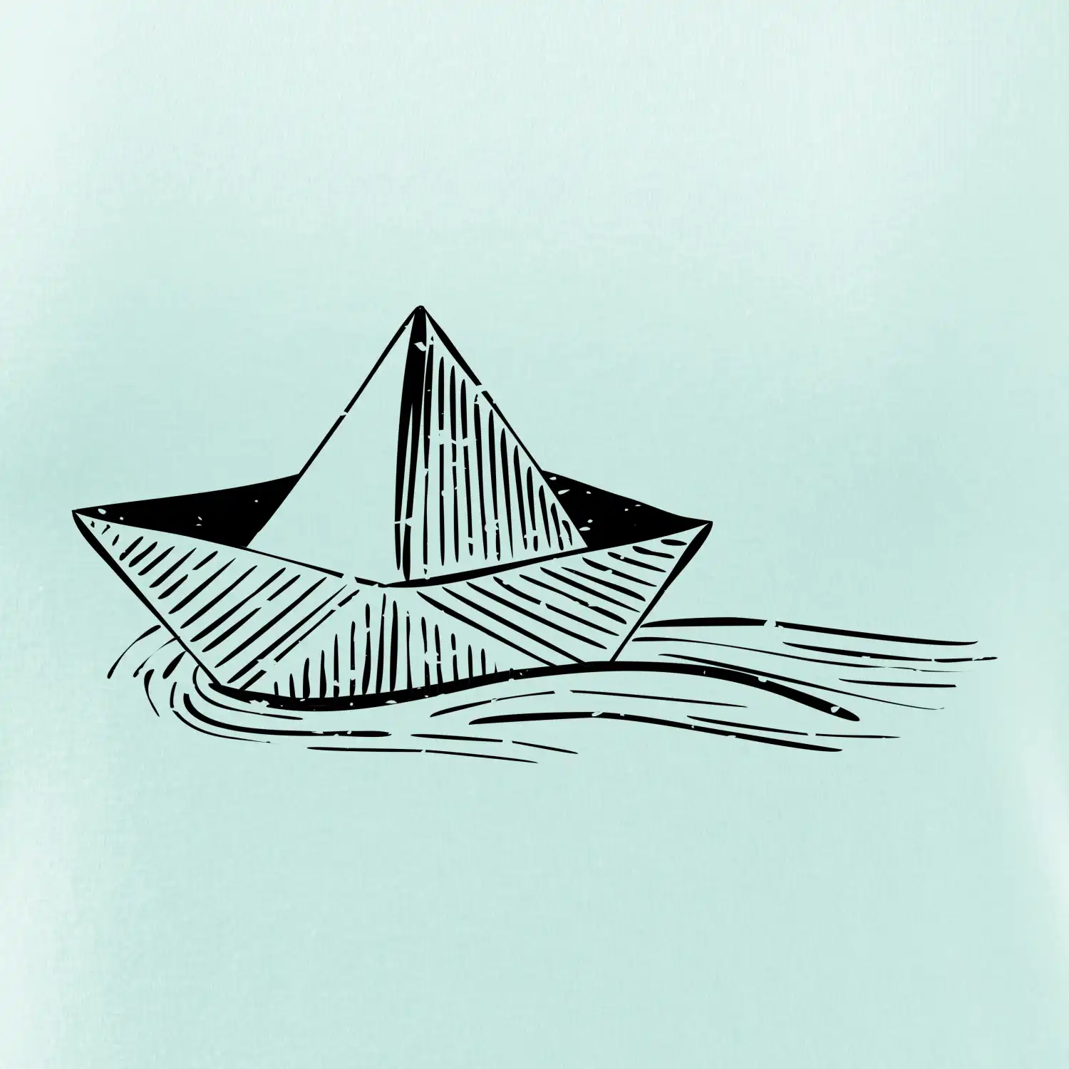 Letní romance - papírová loďka