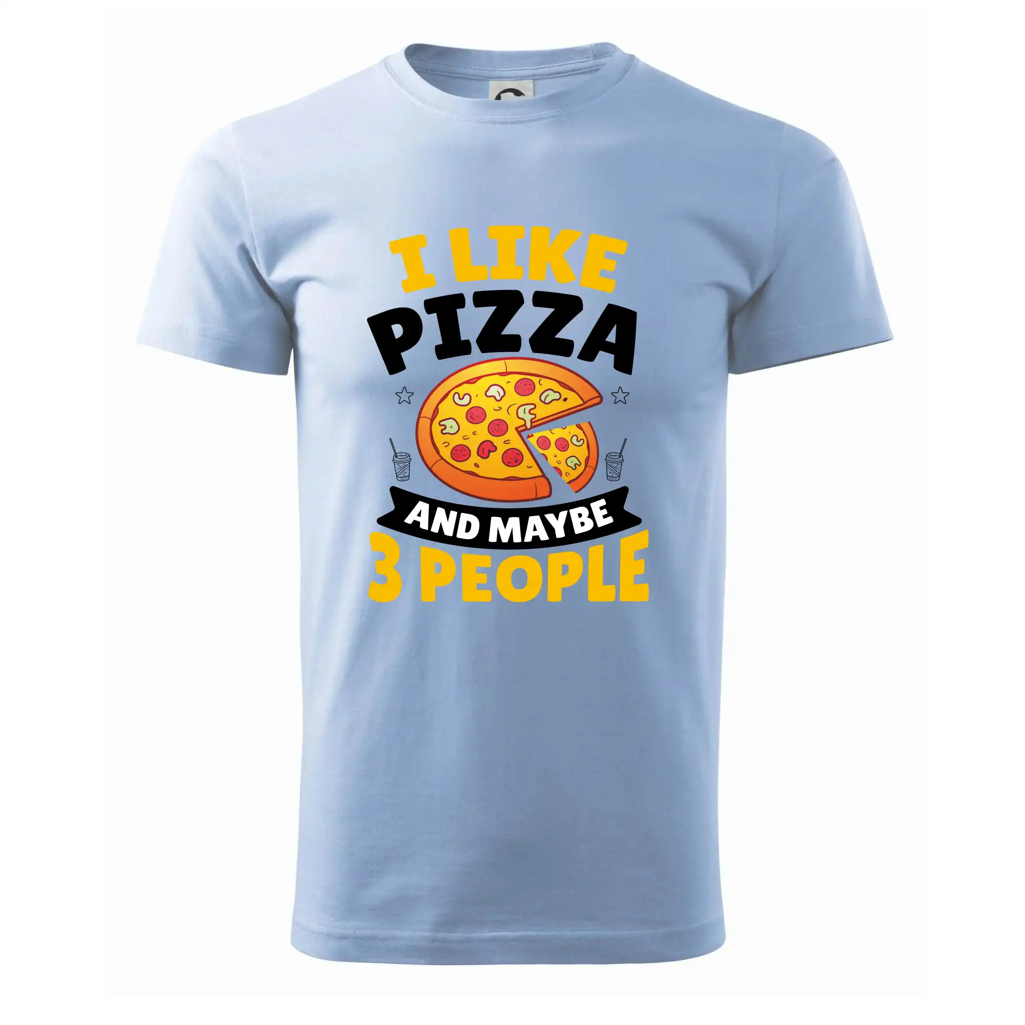 I like pizza and maybe 3 people