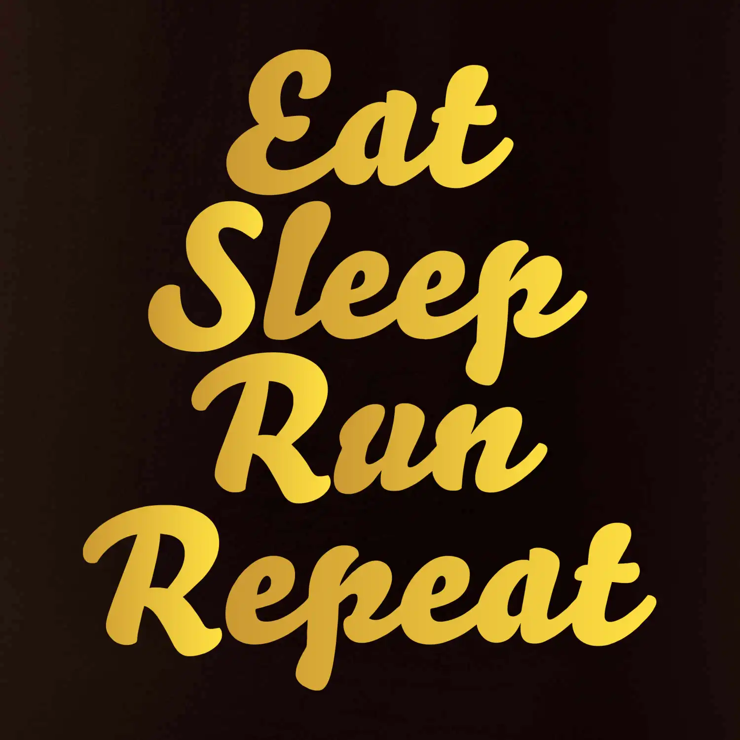 Eat sleep run zlatá Eat sleep run zlatá