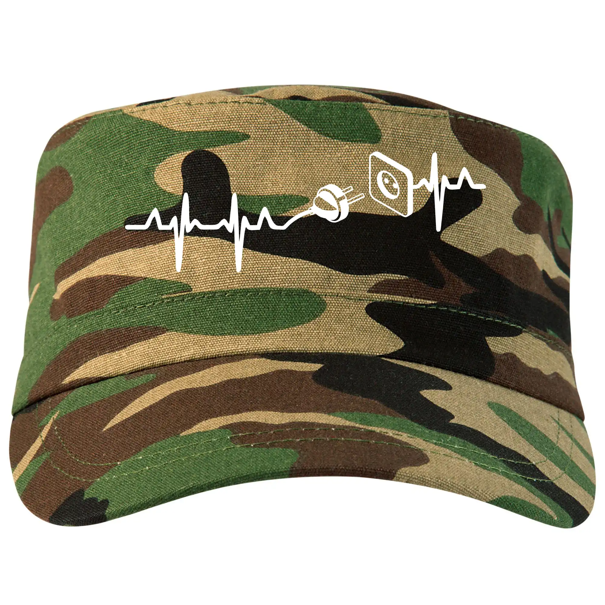 Vtipné tričká do práce - EKG elektrikár - Šiltovka CAMO