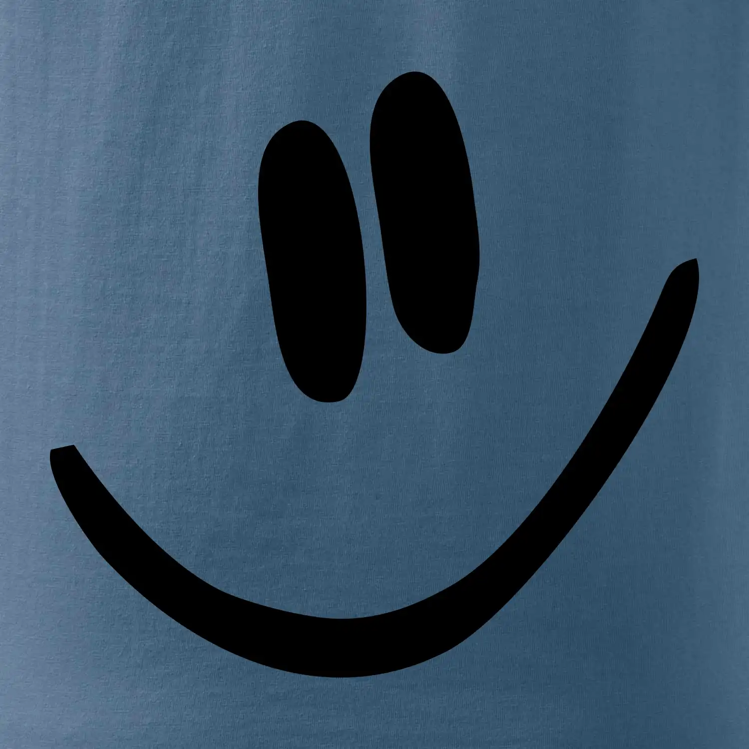 Emoji bez obrysu - usměv