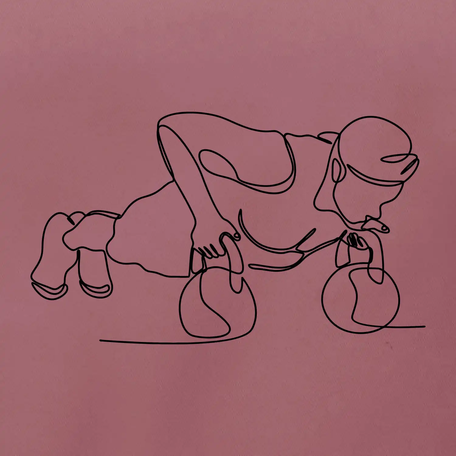 Kitebell posilování jedním tahem