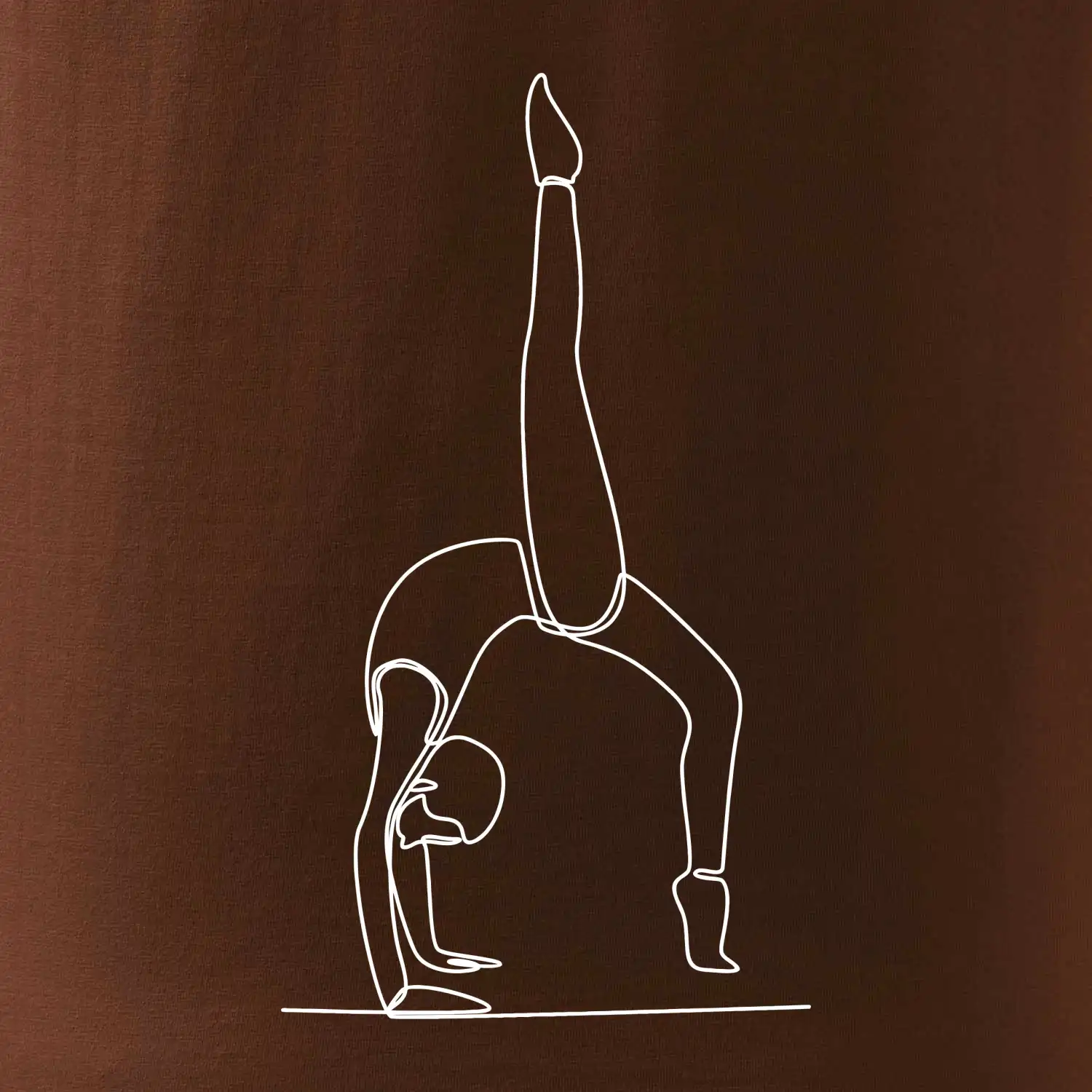 Gymnastika na rukou jedním tahem