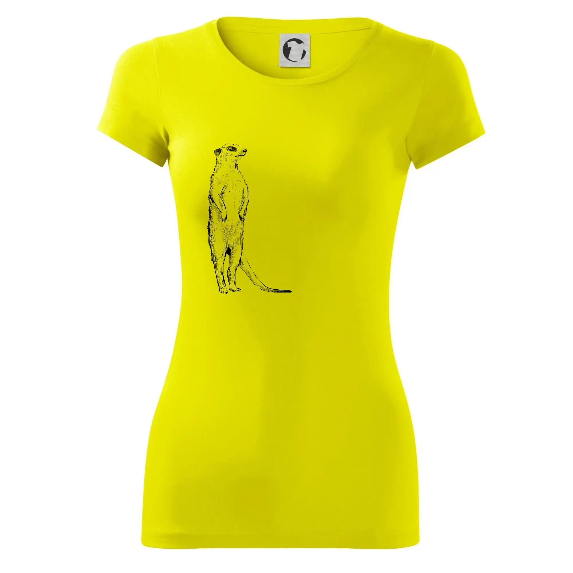 Surikata černá kresba