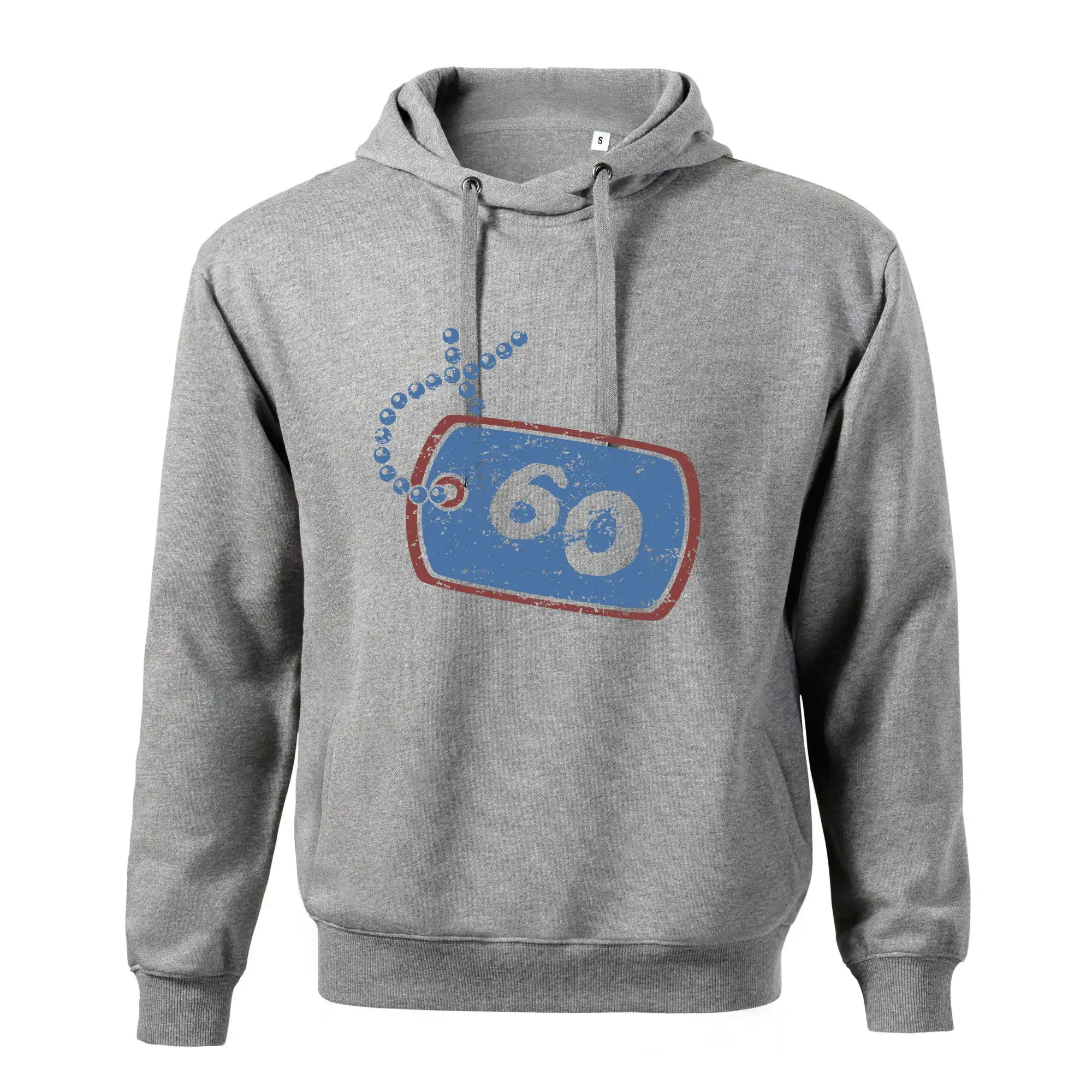 60 na krku štítek
