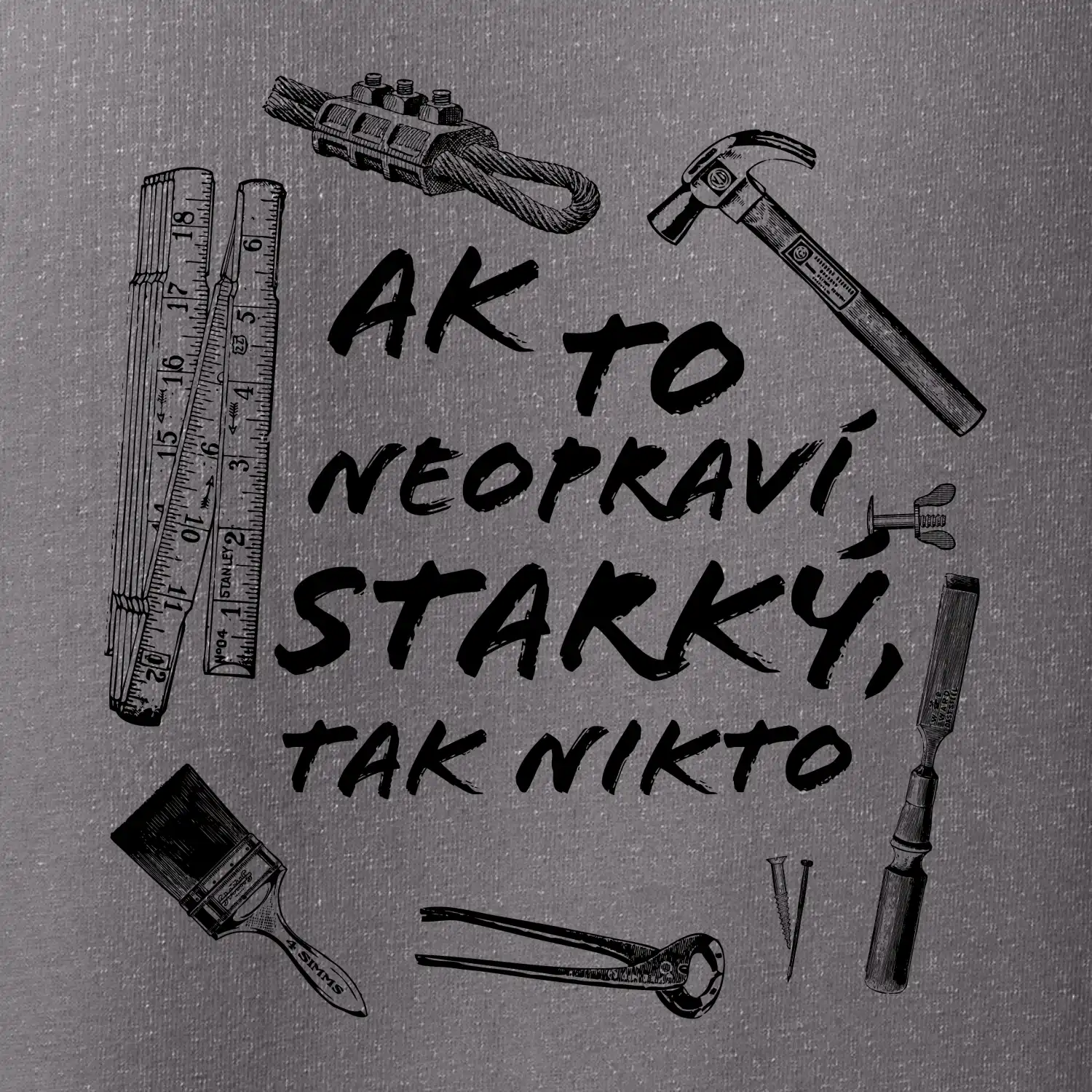 Ak to neopraví STARKÝ tak nikto čiernobiely