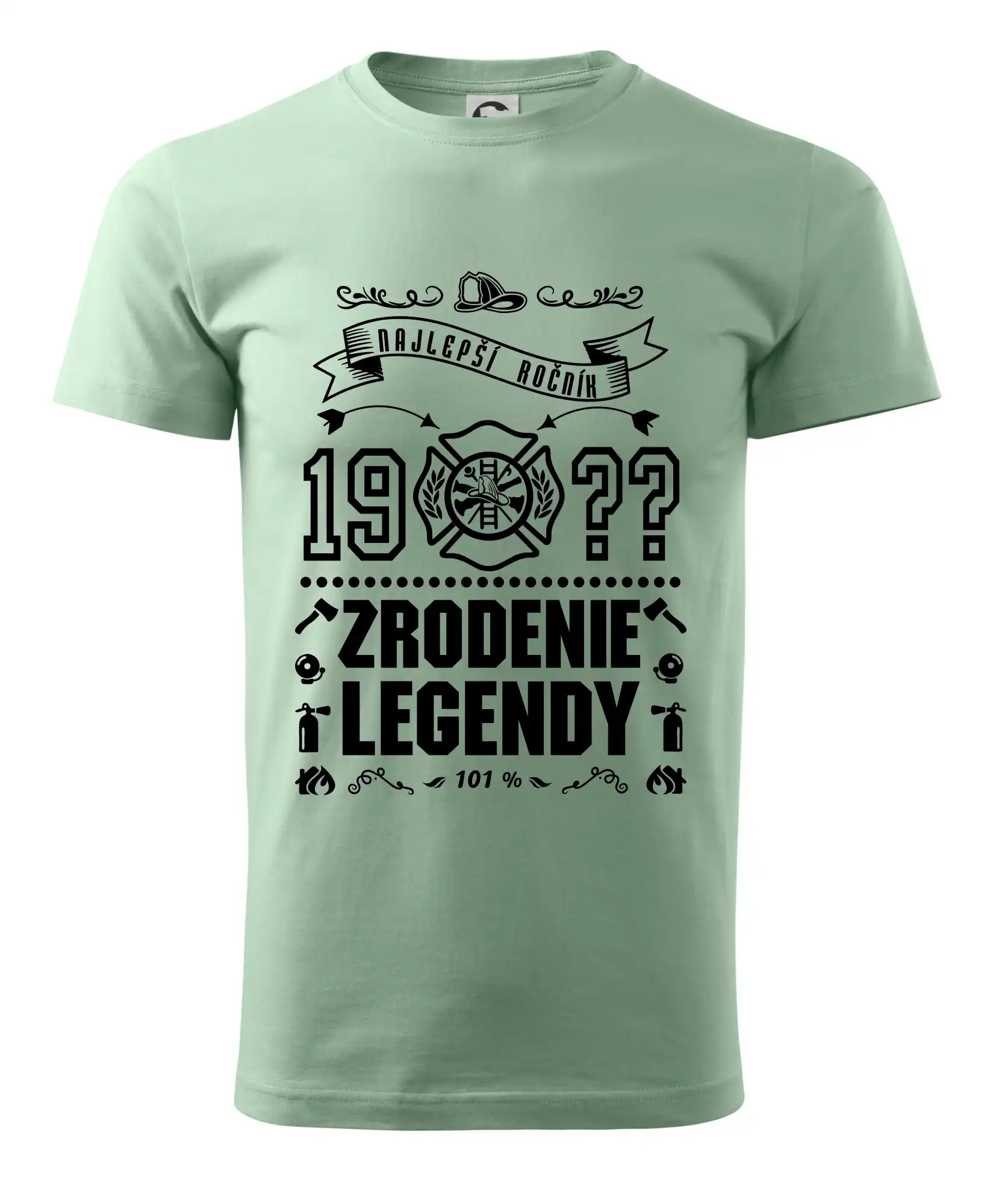 Trička Zrodenie legendy - Zrodenie legendy - pre hasičov - Pánske tričko nižšej gramáže