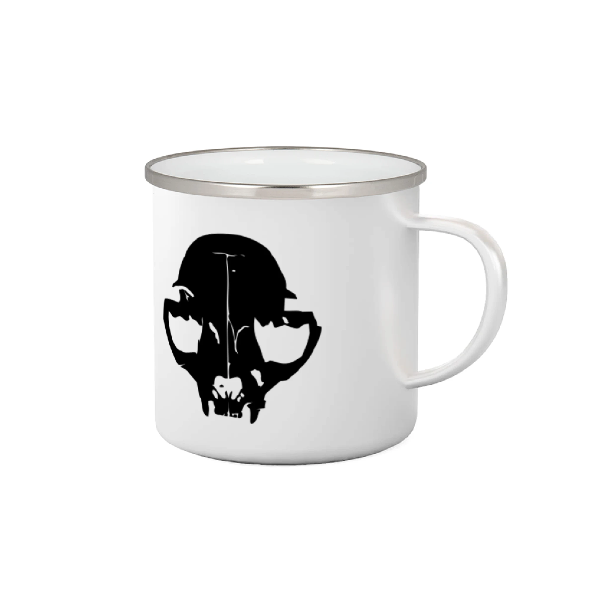 Vtipná tričká s mačkou - Mačka - Cat skull - Plecháčik