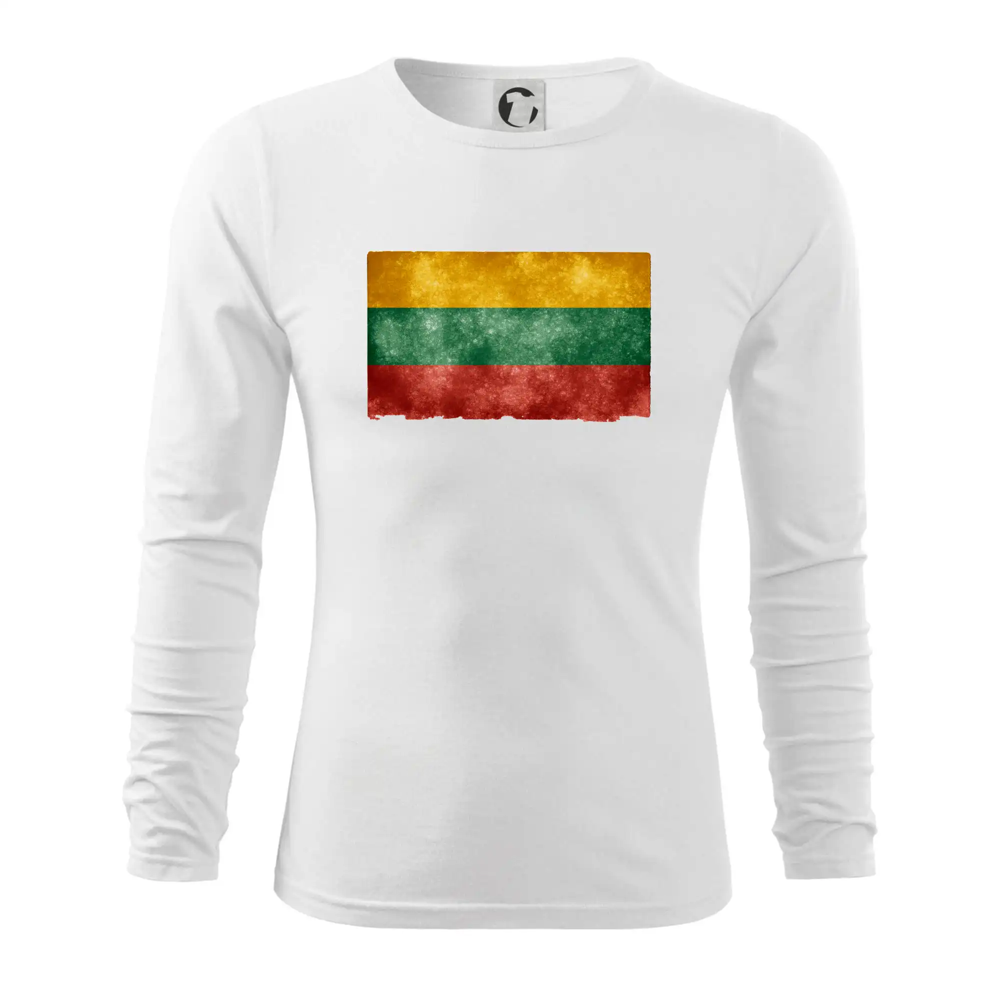 Motívy štátnych vlajok - Litva vlajka stará - Tričko s dlhým rukávom FIT-T long sleeve