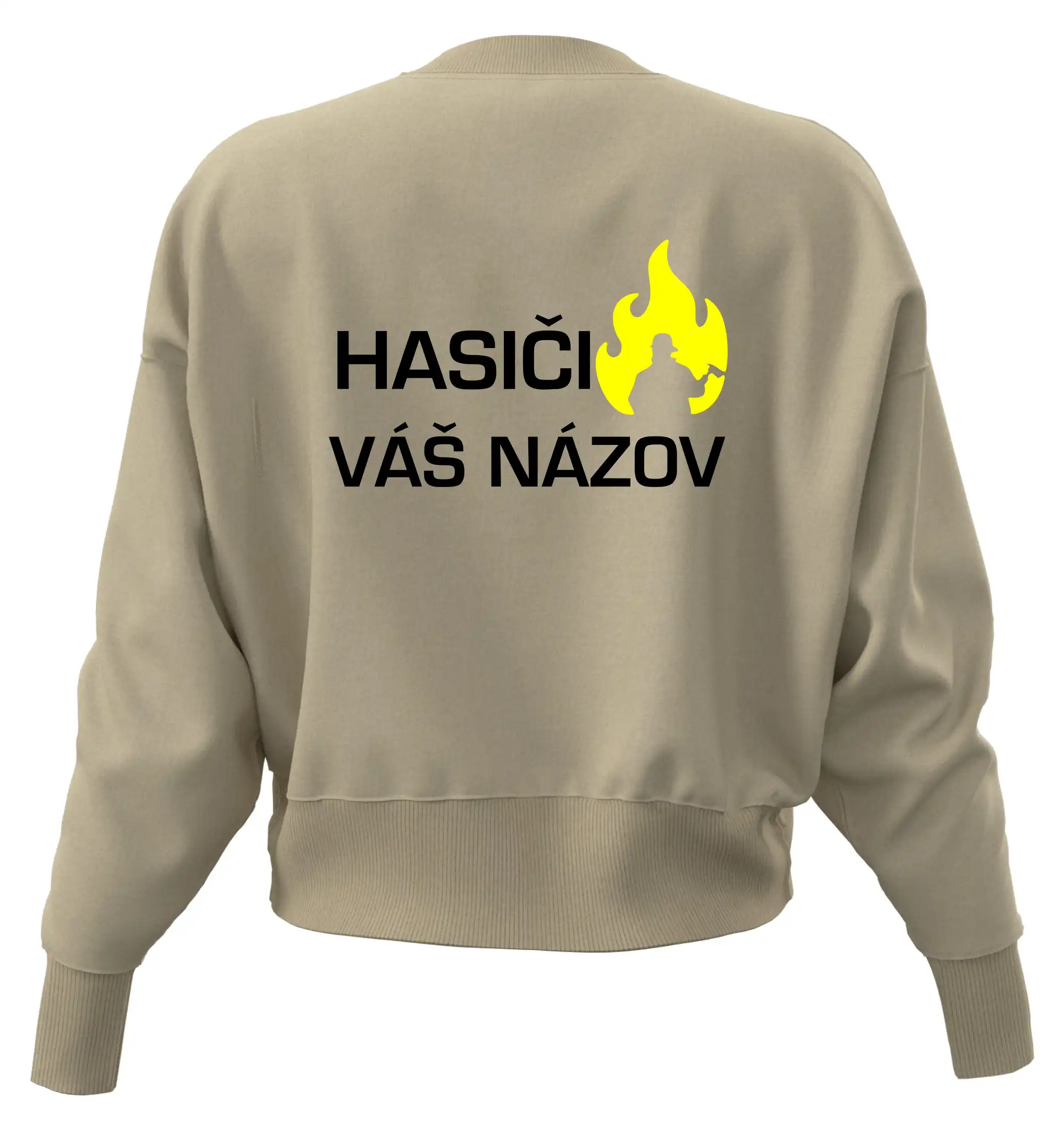 Hasiči - Váš názov - FLUO + Reflexná potlač