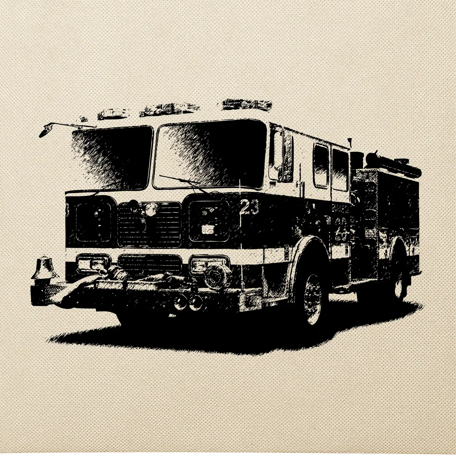 Hasičské auto americké