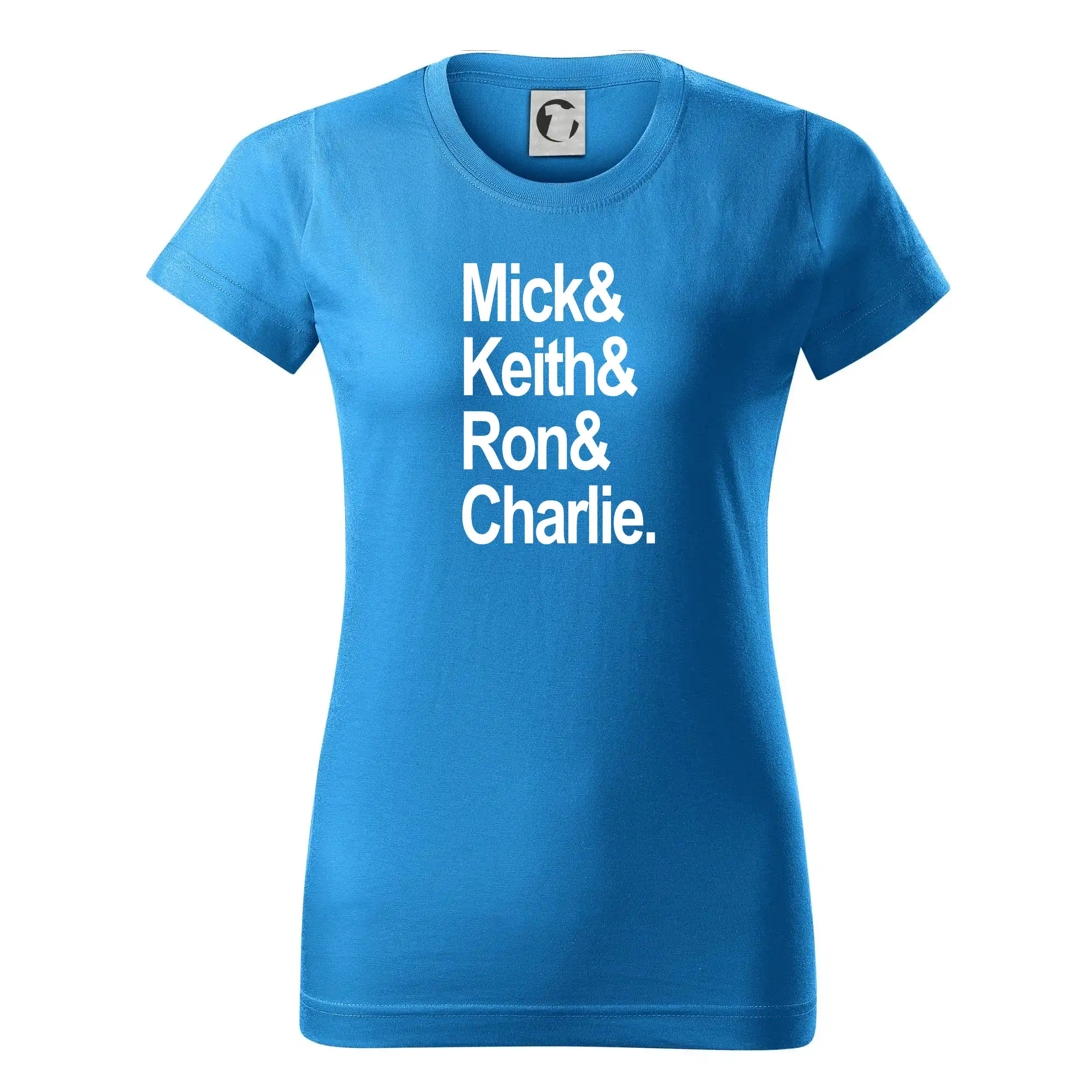 Mick Keith Ron Charlie - Dámske tričko basic - ľahko voľnejšie a dlhšie