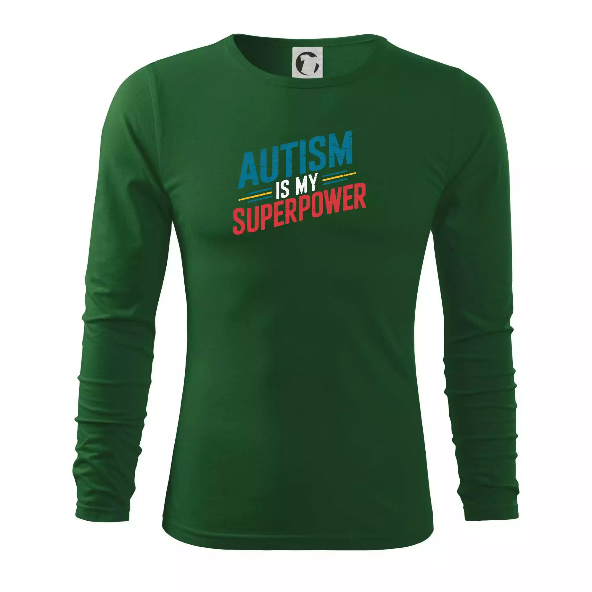 Šikmý nápis Autism is my superpower