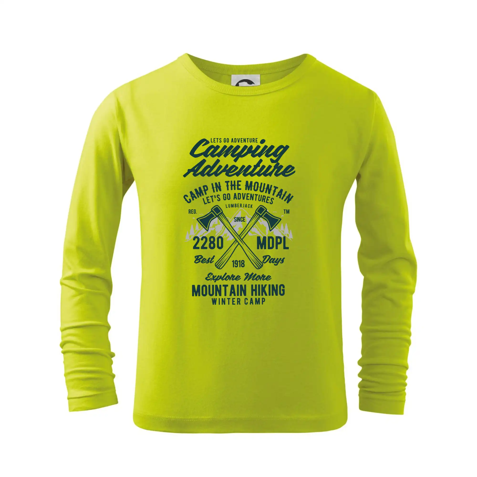 Trička na kempovanie - Camping Adventure Mountain hiking - Tričko detské Long Sleeve