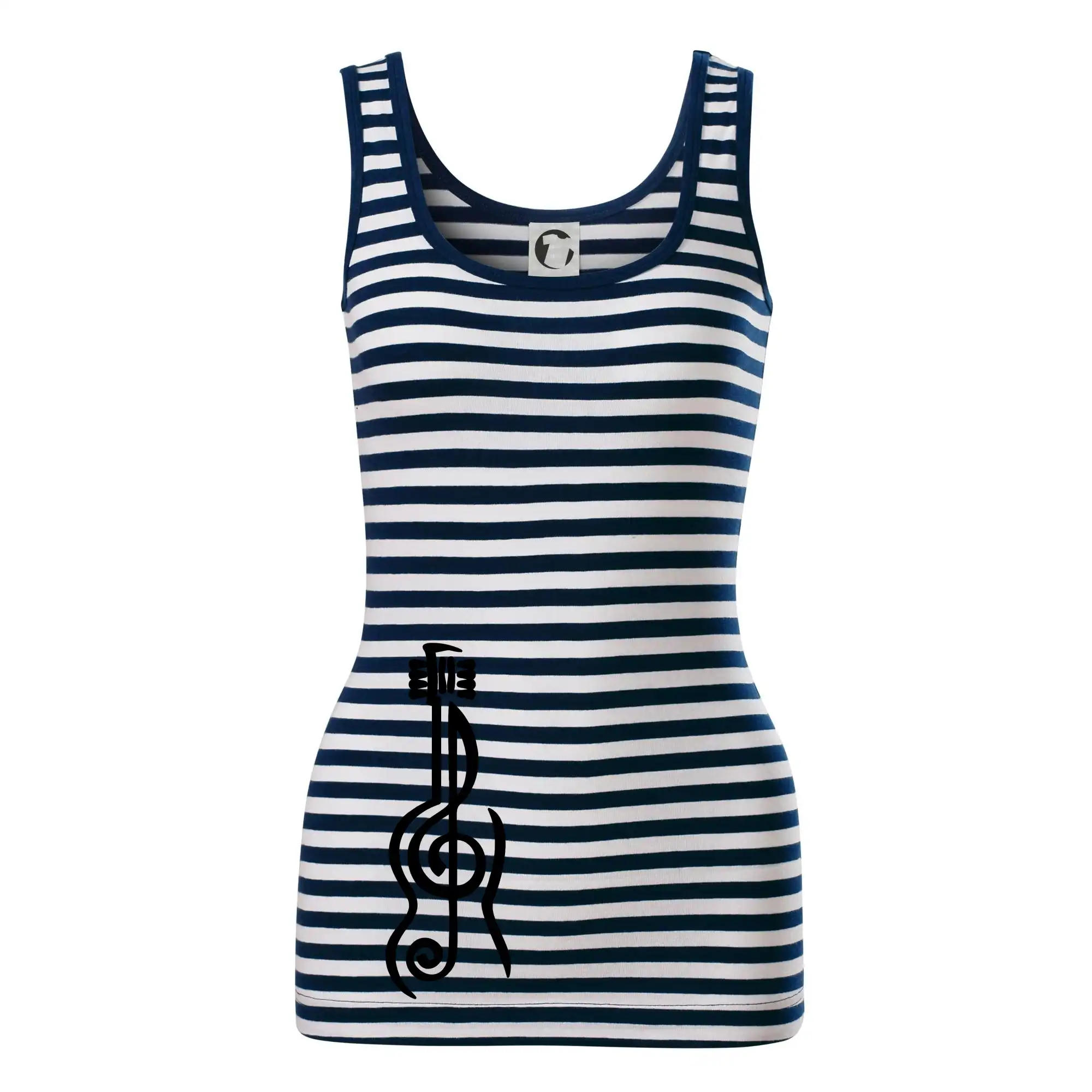 Husľový kľúč gitara - Sailor tielko na vodu