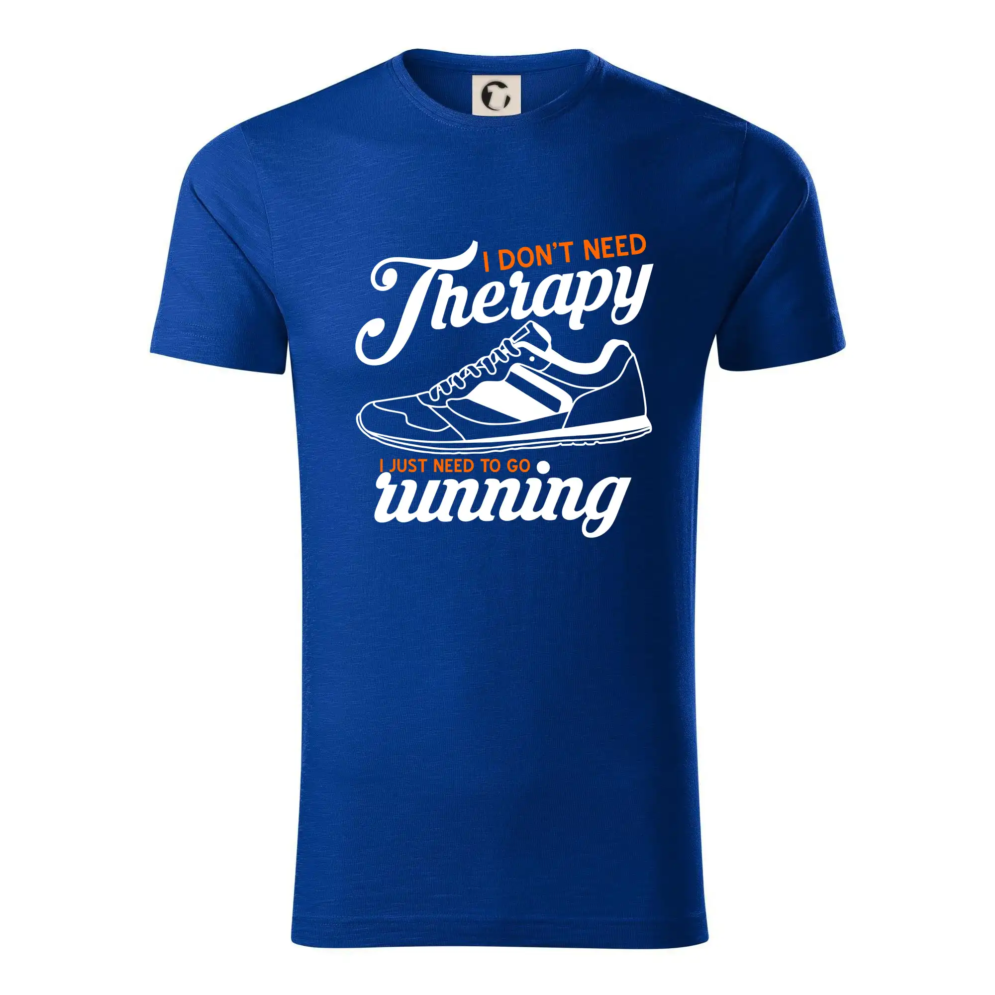 Tričká pre bežcov - I don't need therapy running - Tričko z organickej bavlny