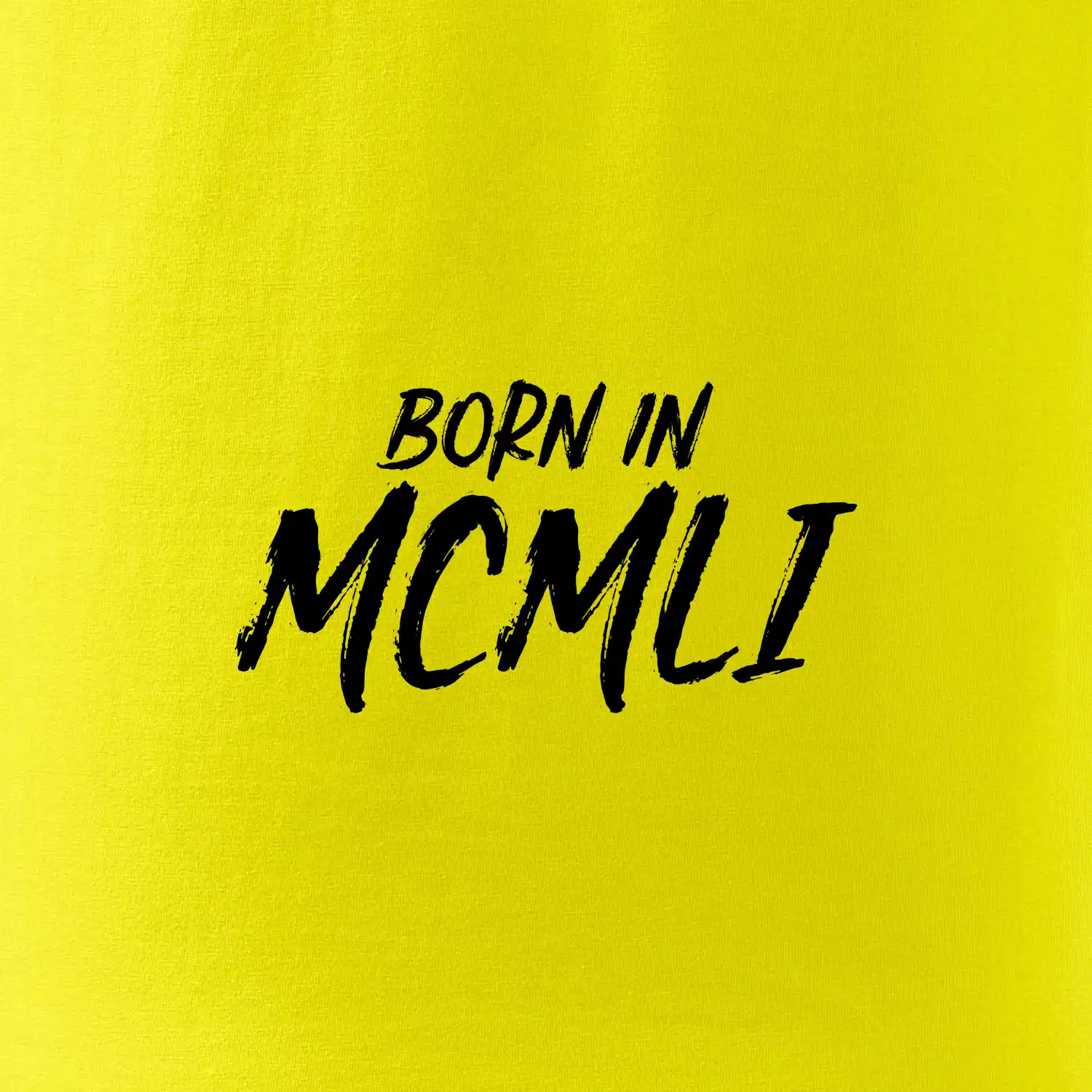 Born in - Římské číslo 1951