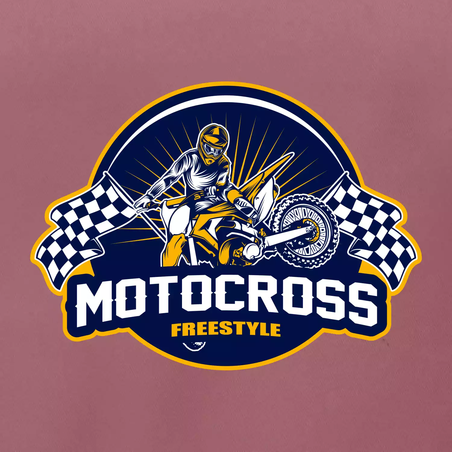 Motocross freestyle kruh