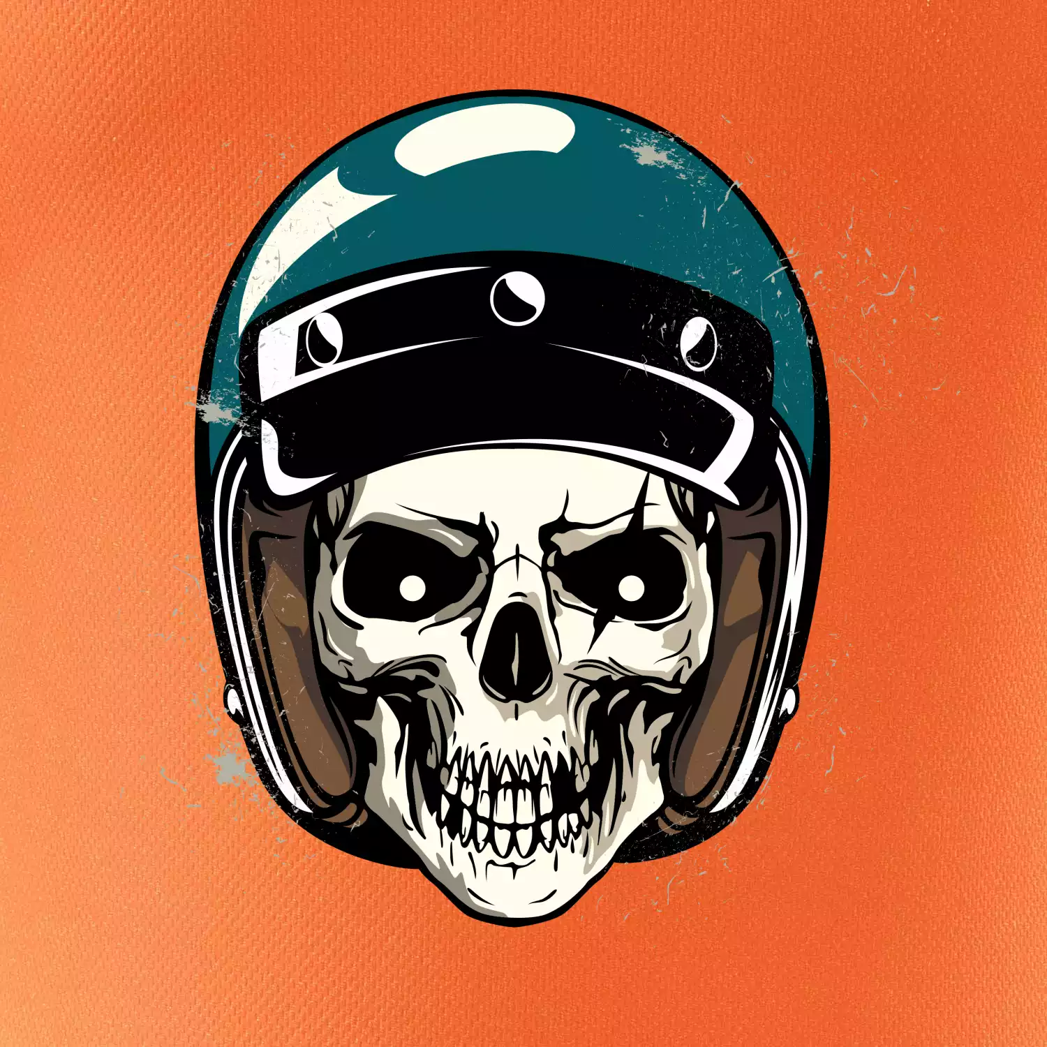 Moto helma modrá