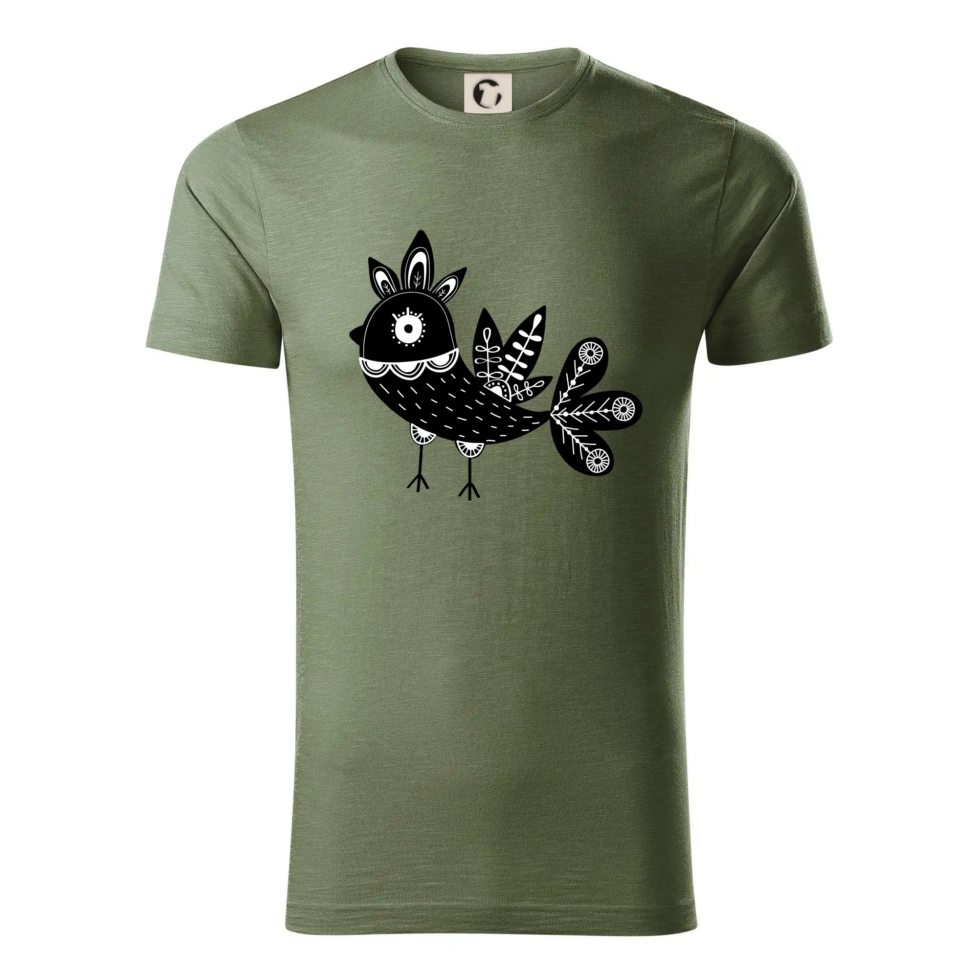 Ptáček černobílý folklór