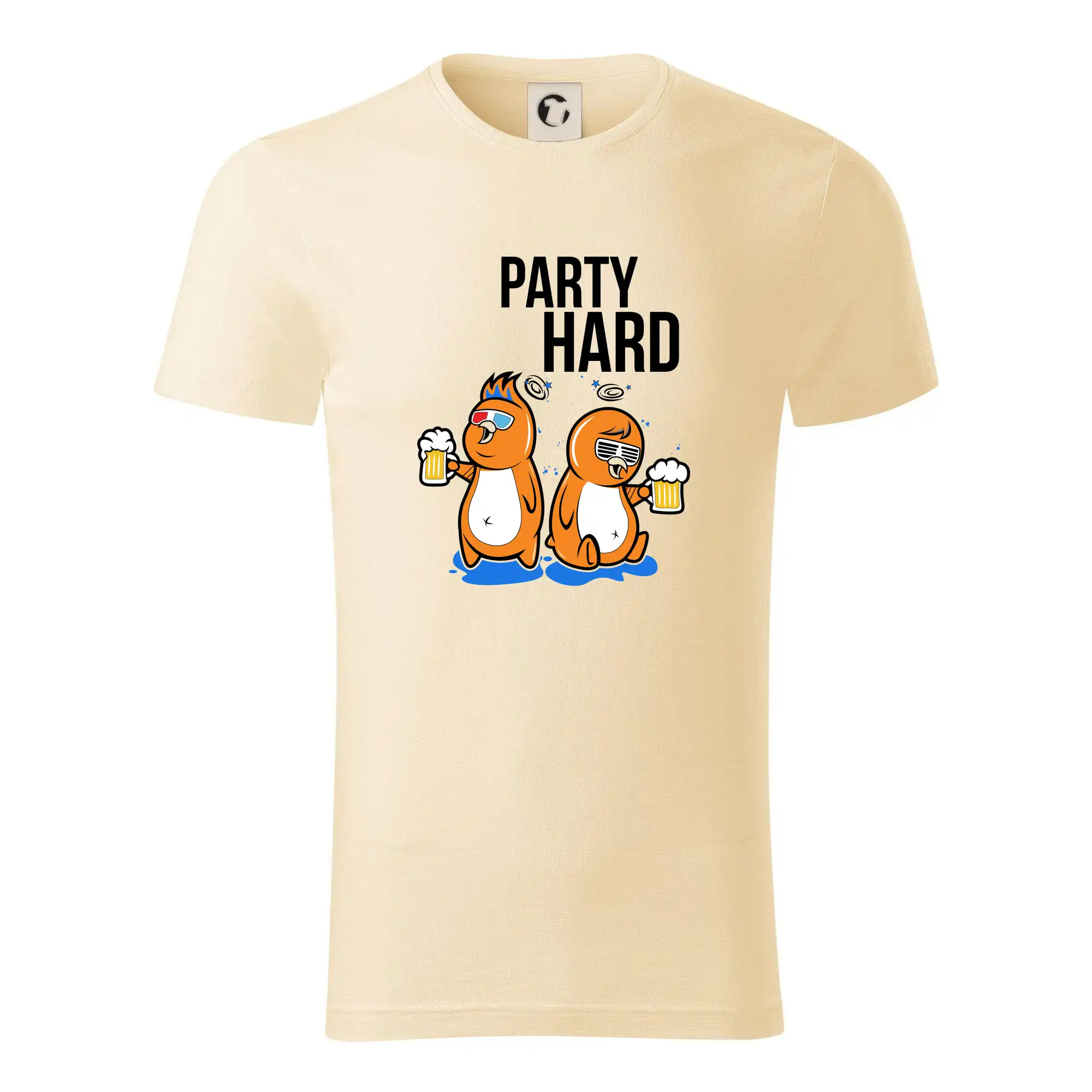 Tričká na párty - Party hard vtáky - Tričko z organickej bavlny