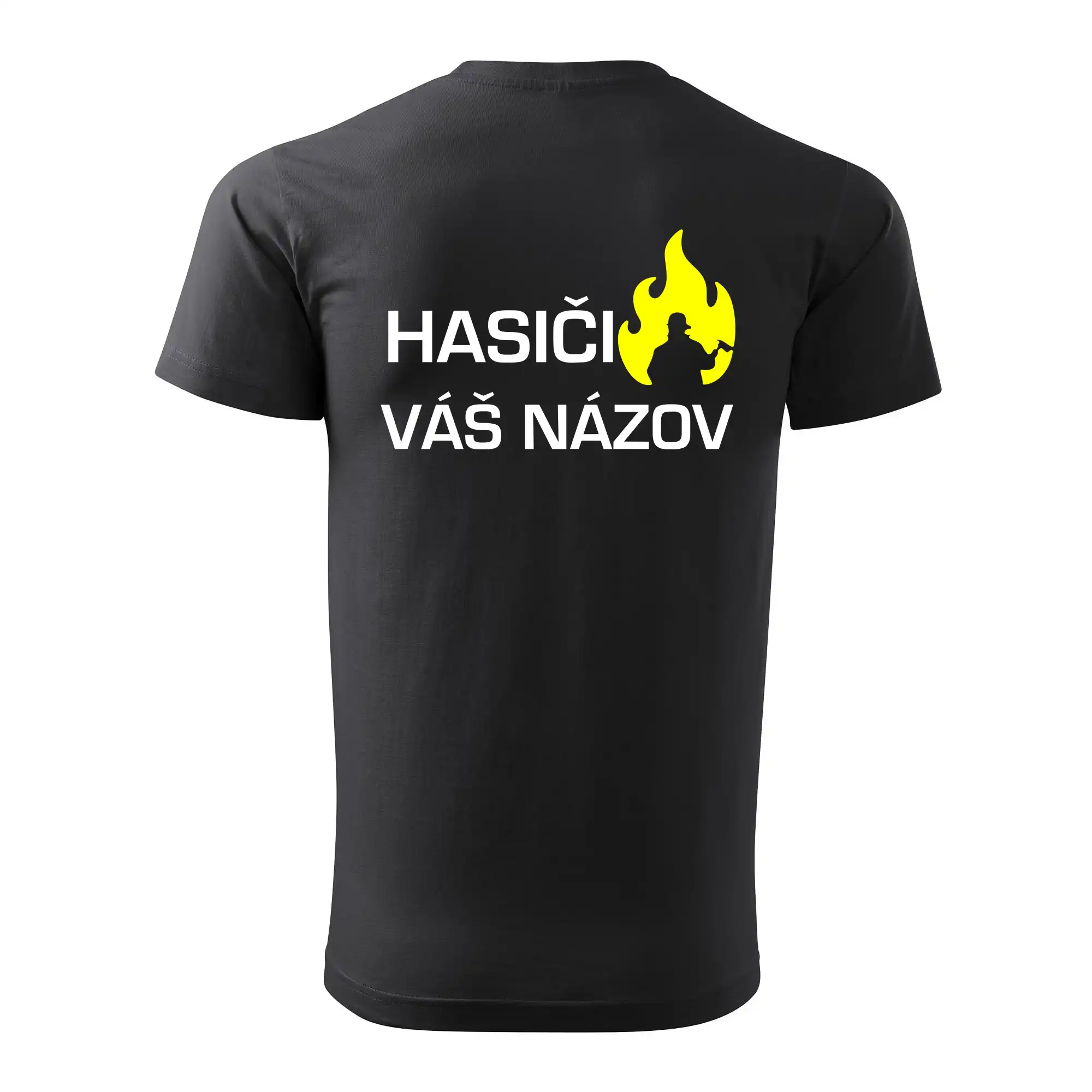 Hasiči - Váš názov - FLUO + Reflexná potlač