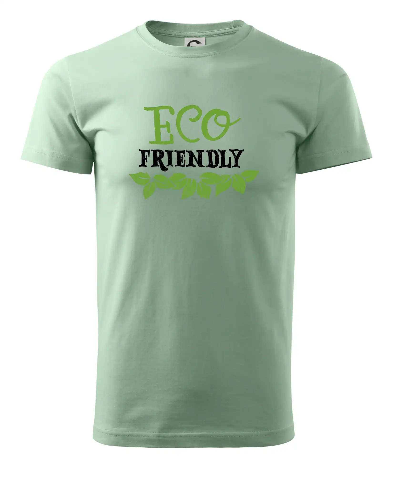 Životný štýl - Eco friendly - lístočky - Pánske tričko nižšej gramáže