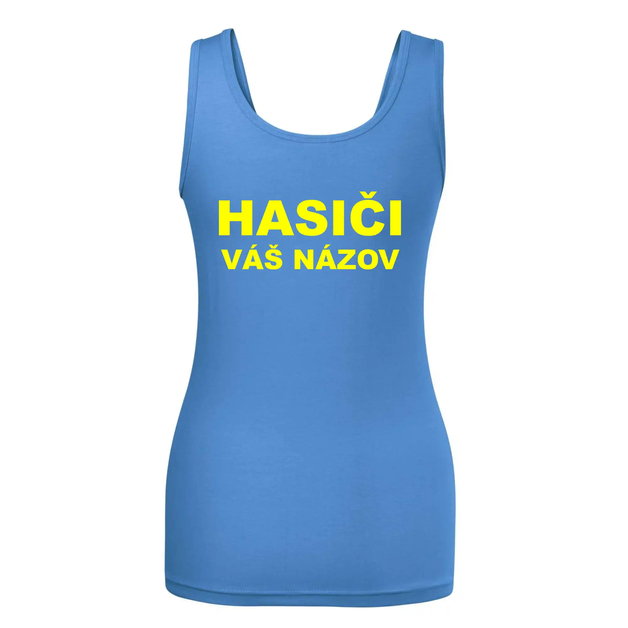 Hasiči - žltý nápis - váš názov zboru