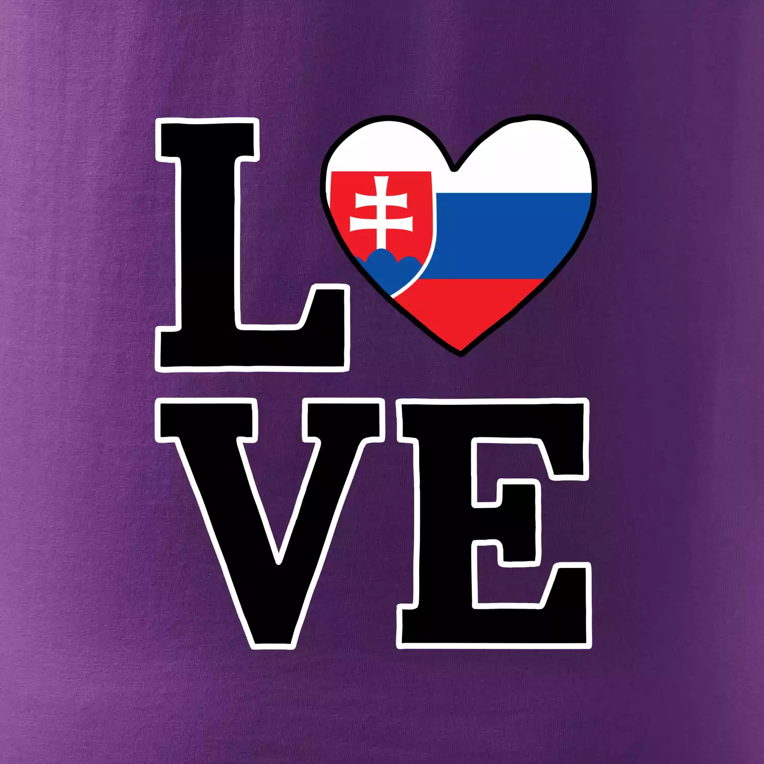 Love Slovenská vlajka