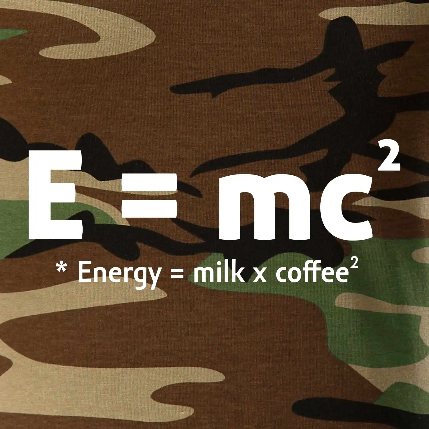 e = mc2 - coffee milk