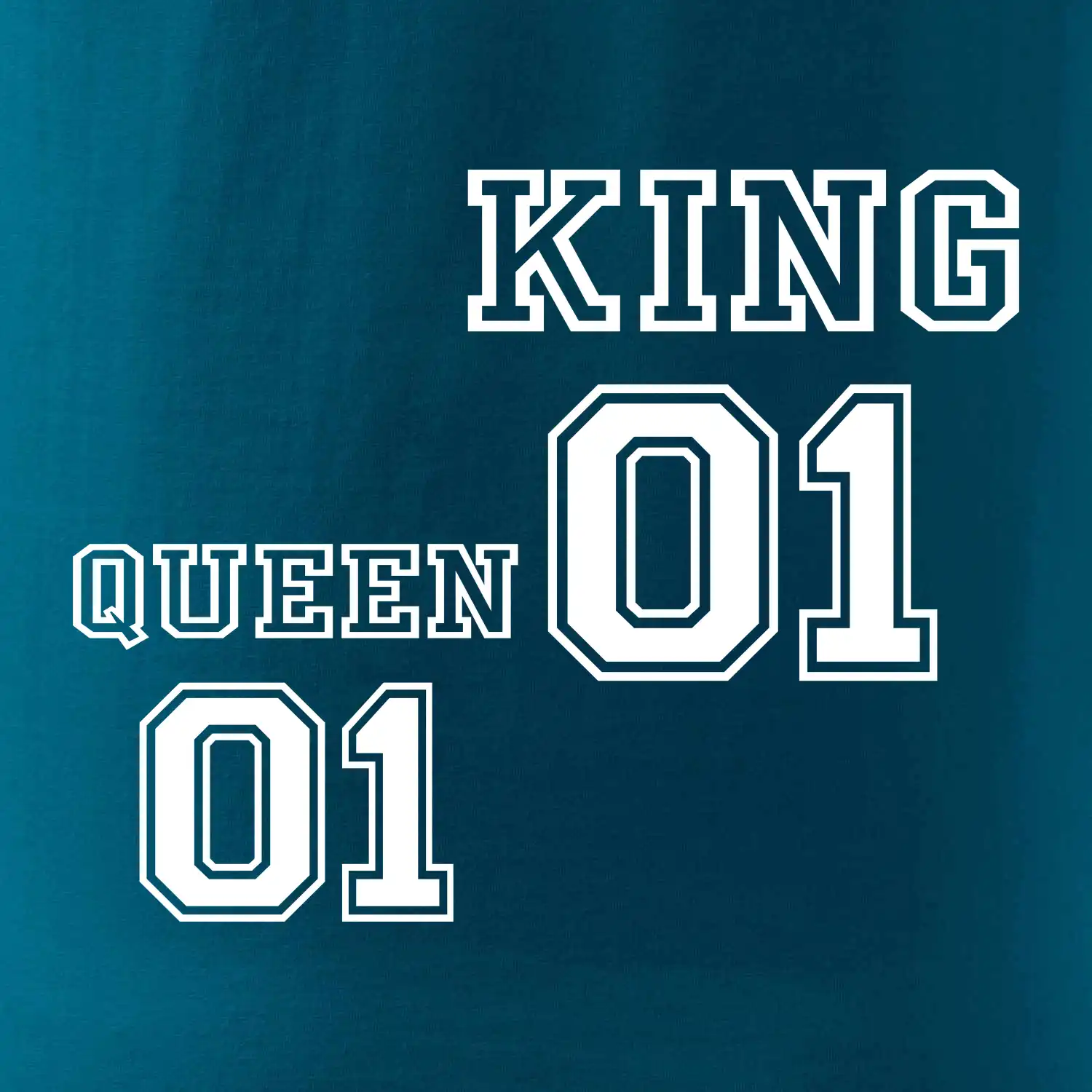 King - Queen - 01 dres (černobílá)