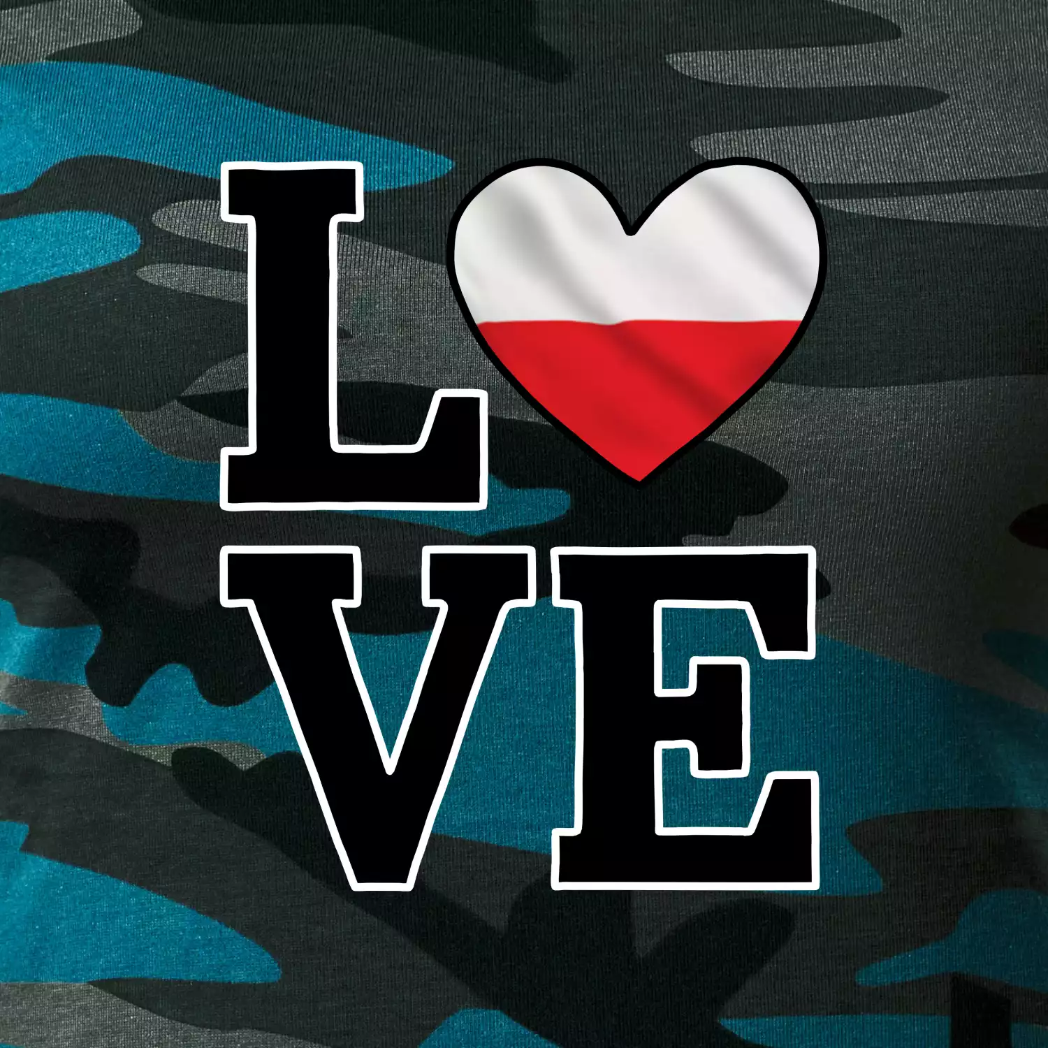 Love Polská vlajka