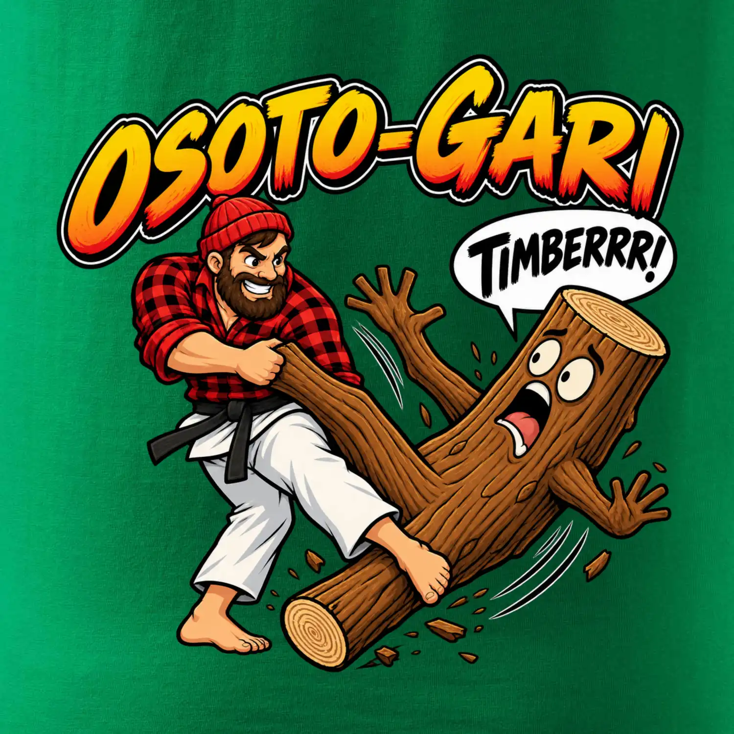 Osoto gari timber judo