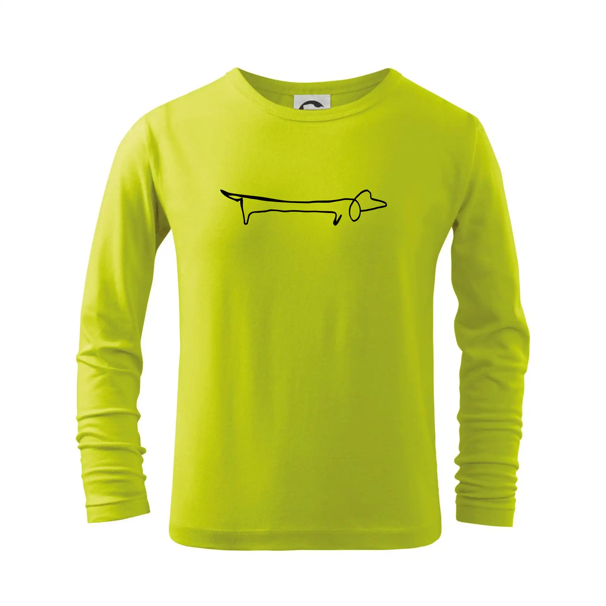 Tričká s motívom jazvečíka - Jazvečík - kreslený - Tričko detské Long Sleeve