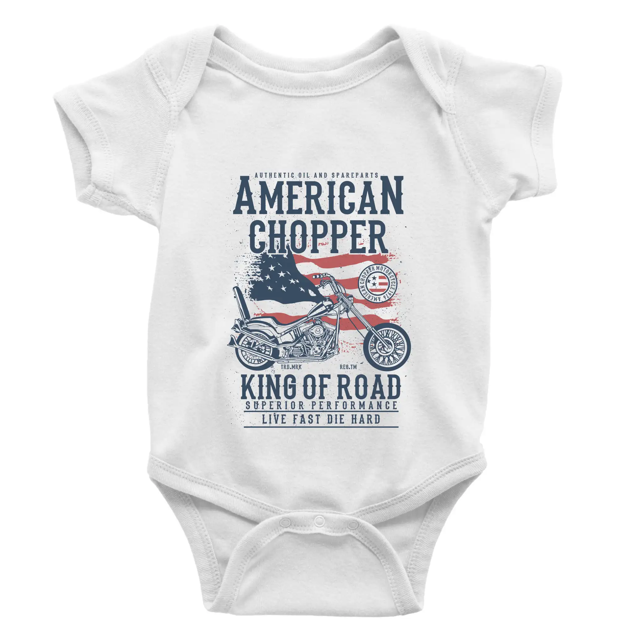 American Chopper - Body dojčenské s krátkym rukávom