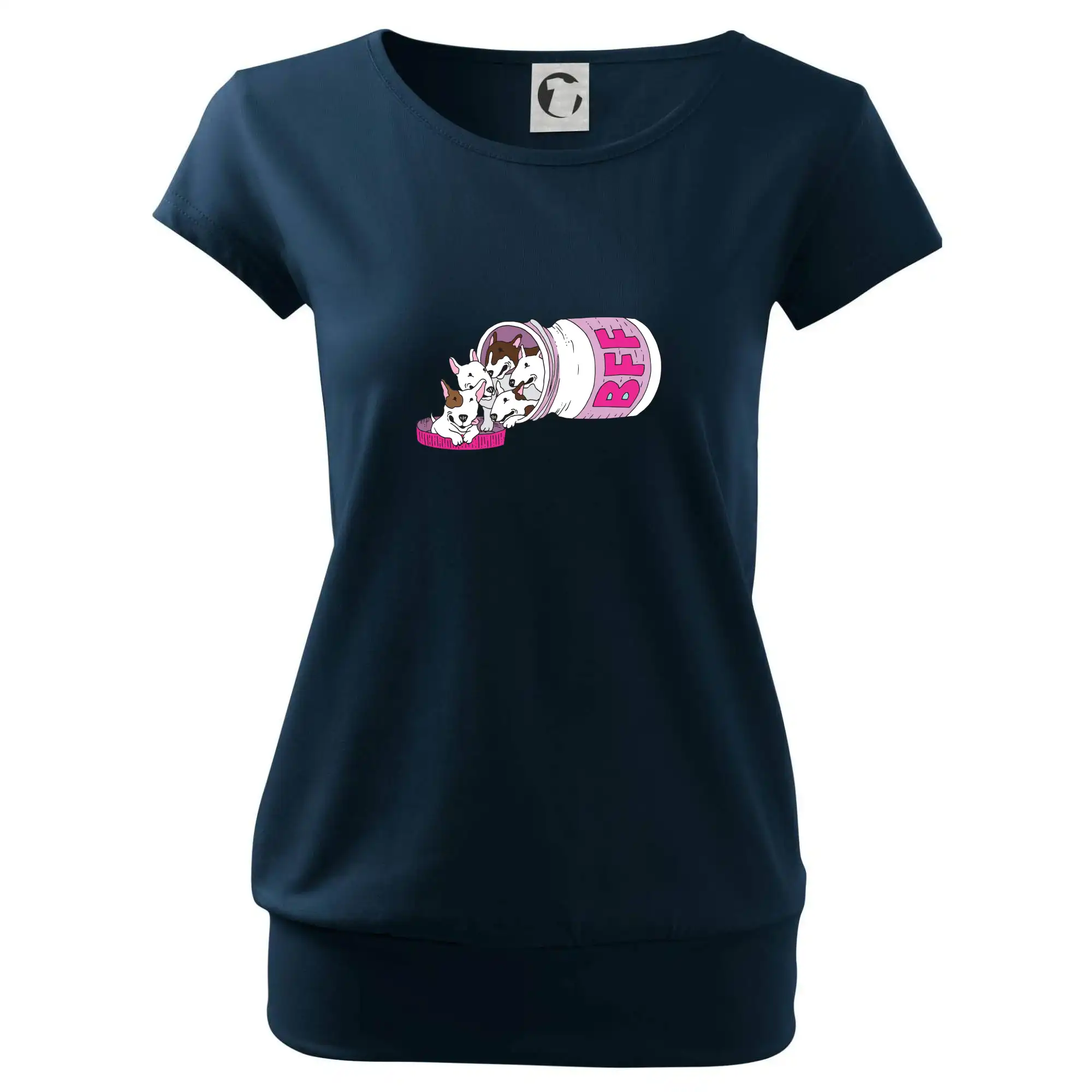 Bullterrier Friends Forever růžové (Pecka design)