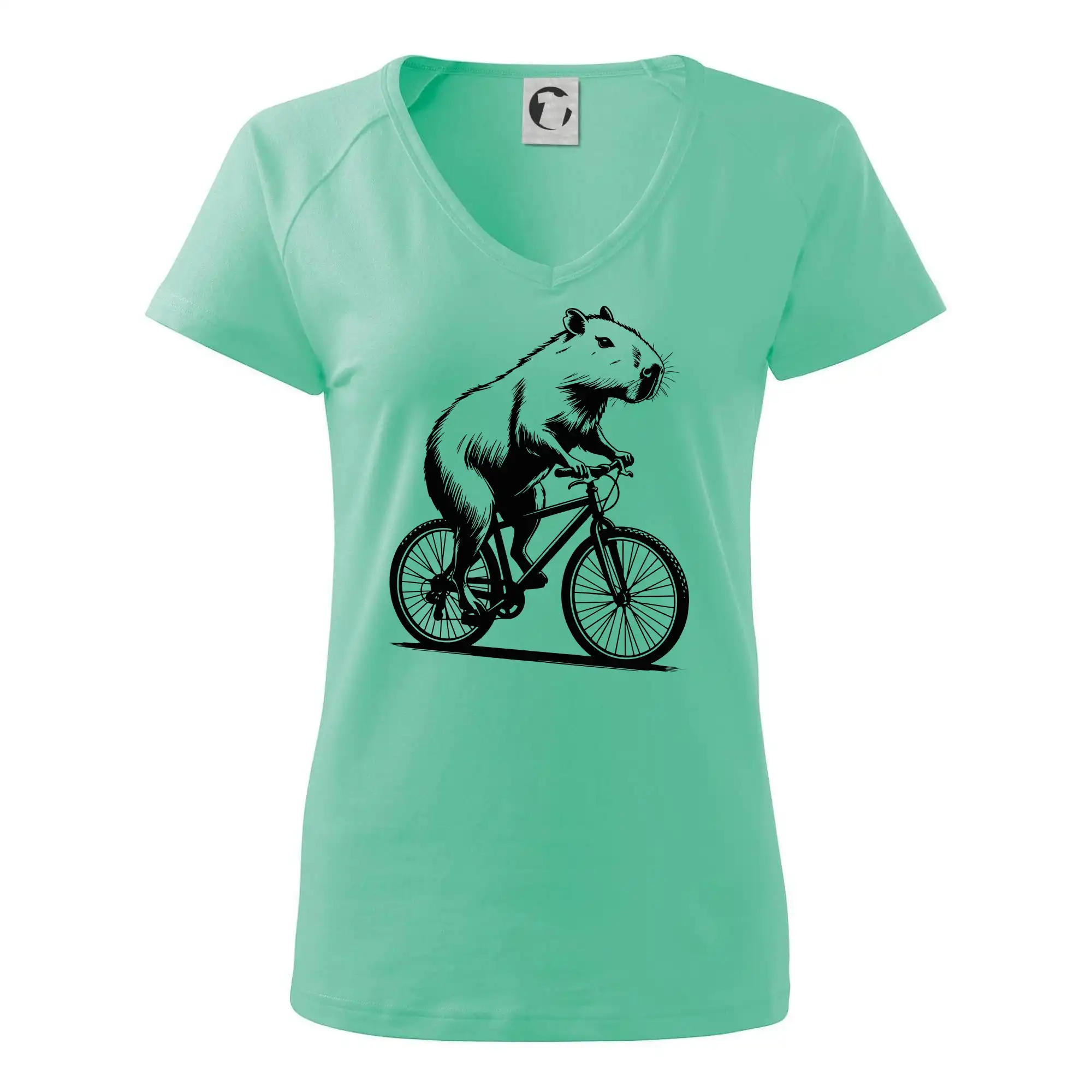 Kapybara na kole černá