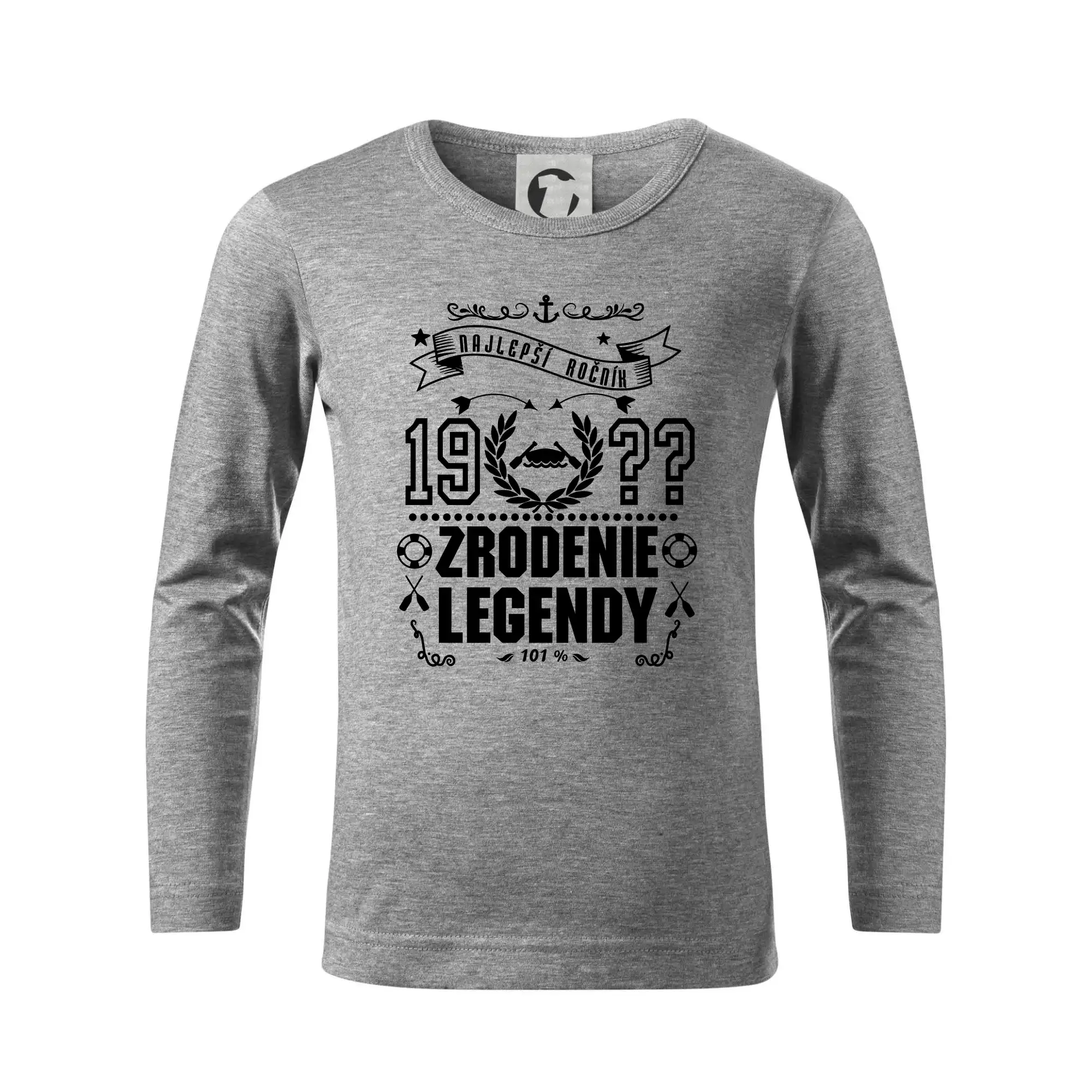 Trička Zrodenie legendy - Zrodenie legendy pre vodáka - Tričko detské Long Sleeve