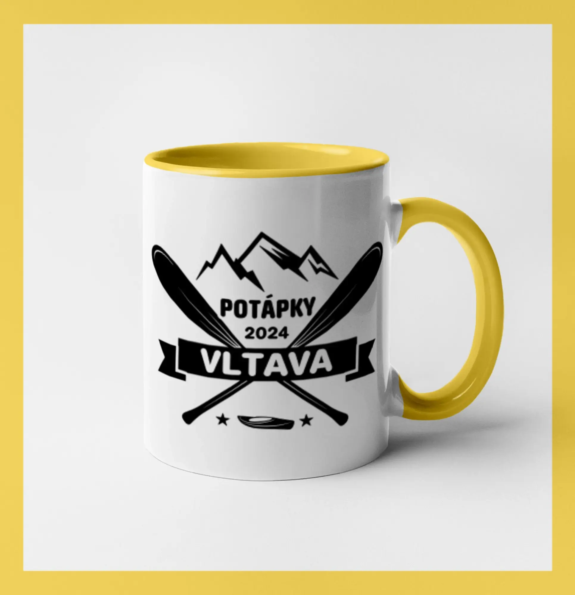 K vode - pádla hory (vlastný nápis)