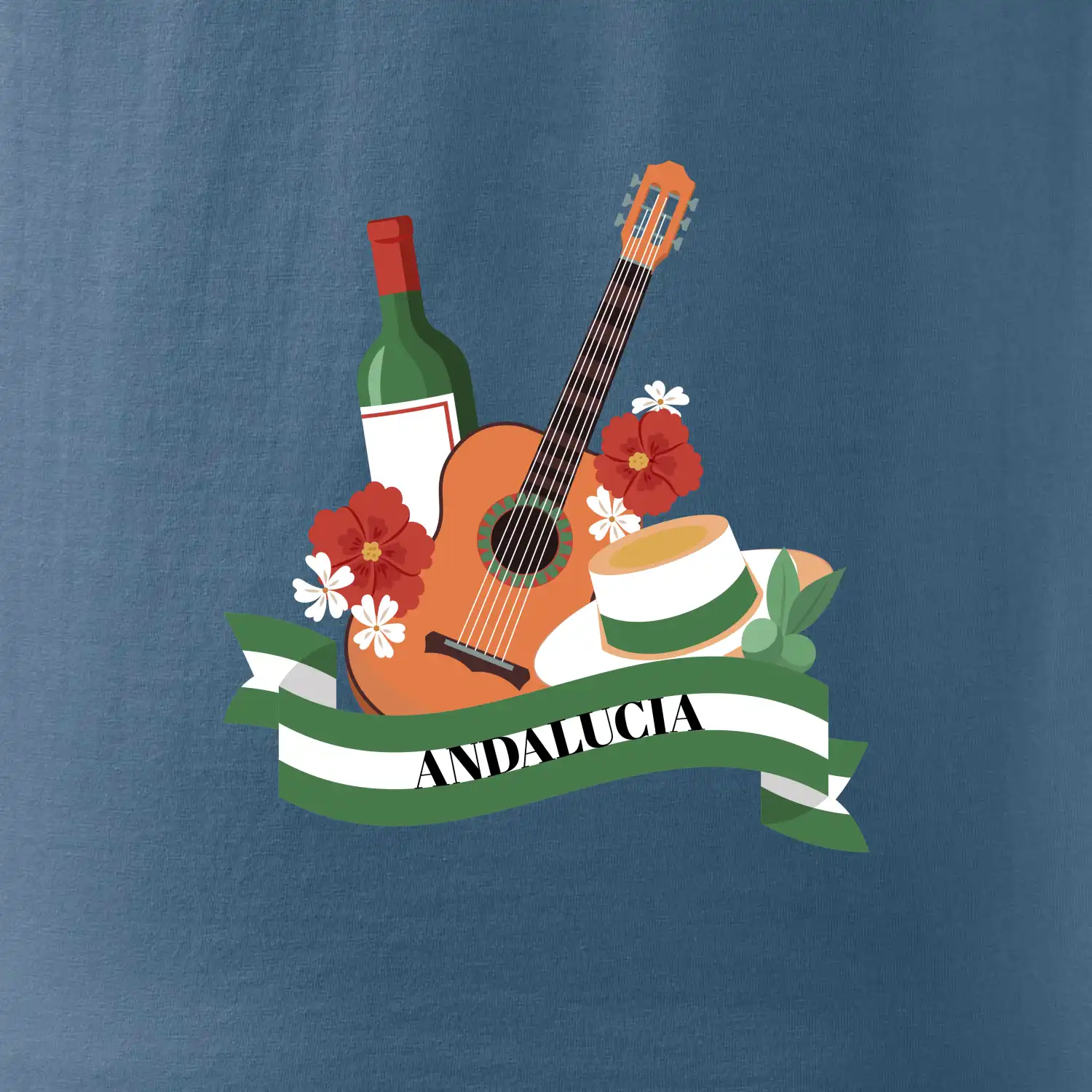 Andalucia kytara a stuha