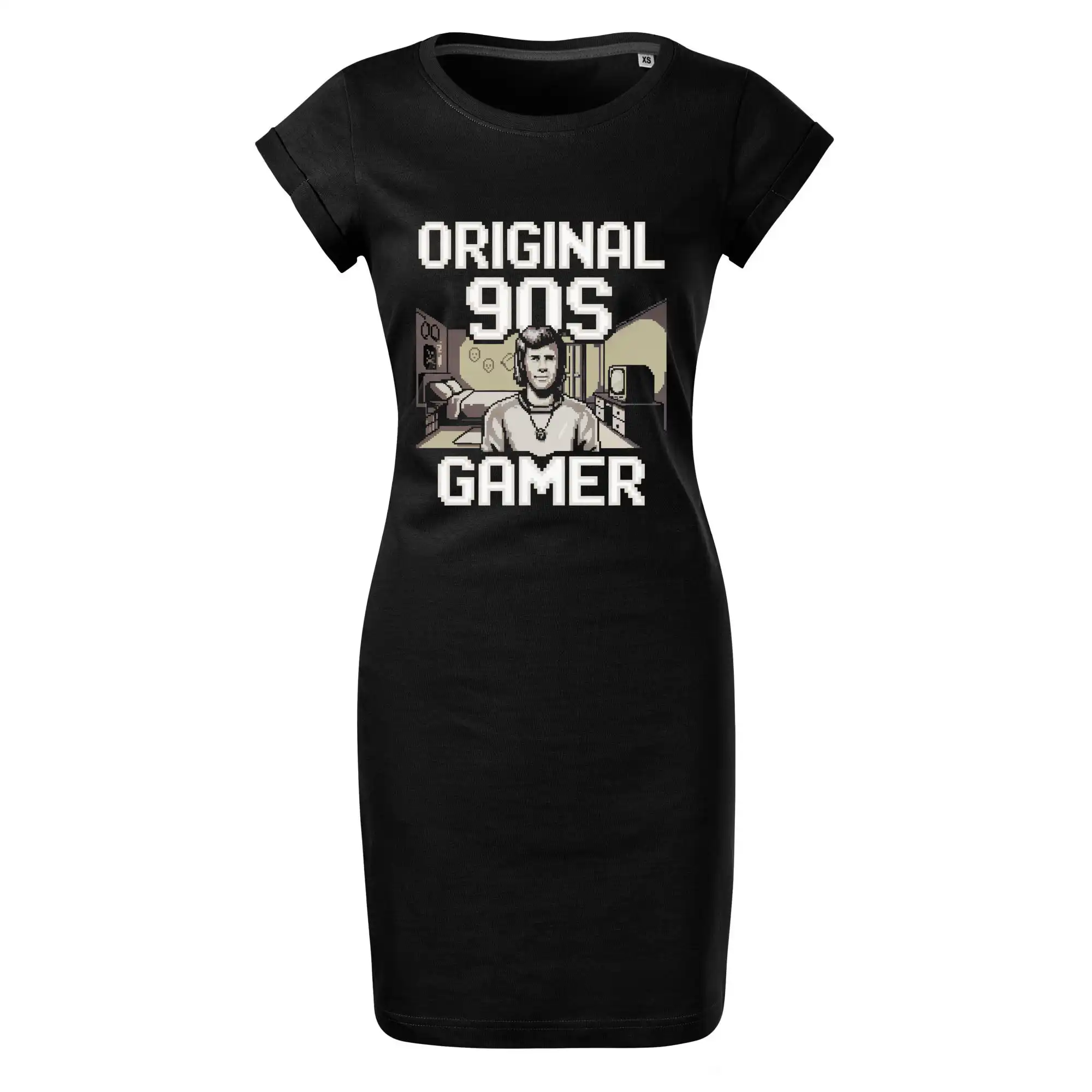 Tričká pre ajťákov - Original 90s gamer - béžový - Tričko Šaty FREEDOM